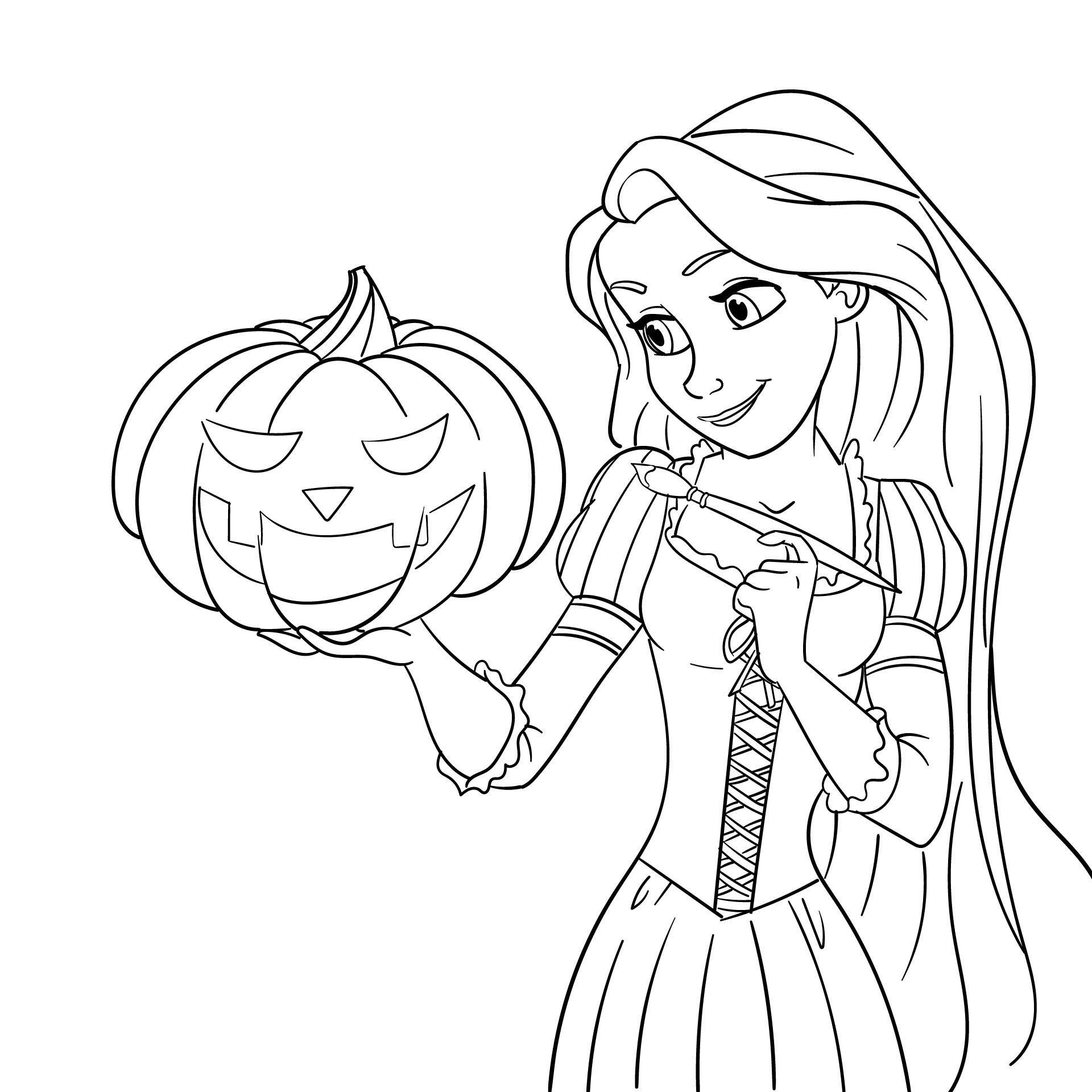 Printable Disney Halloween Coloring Pages