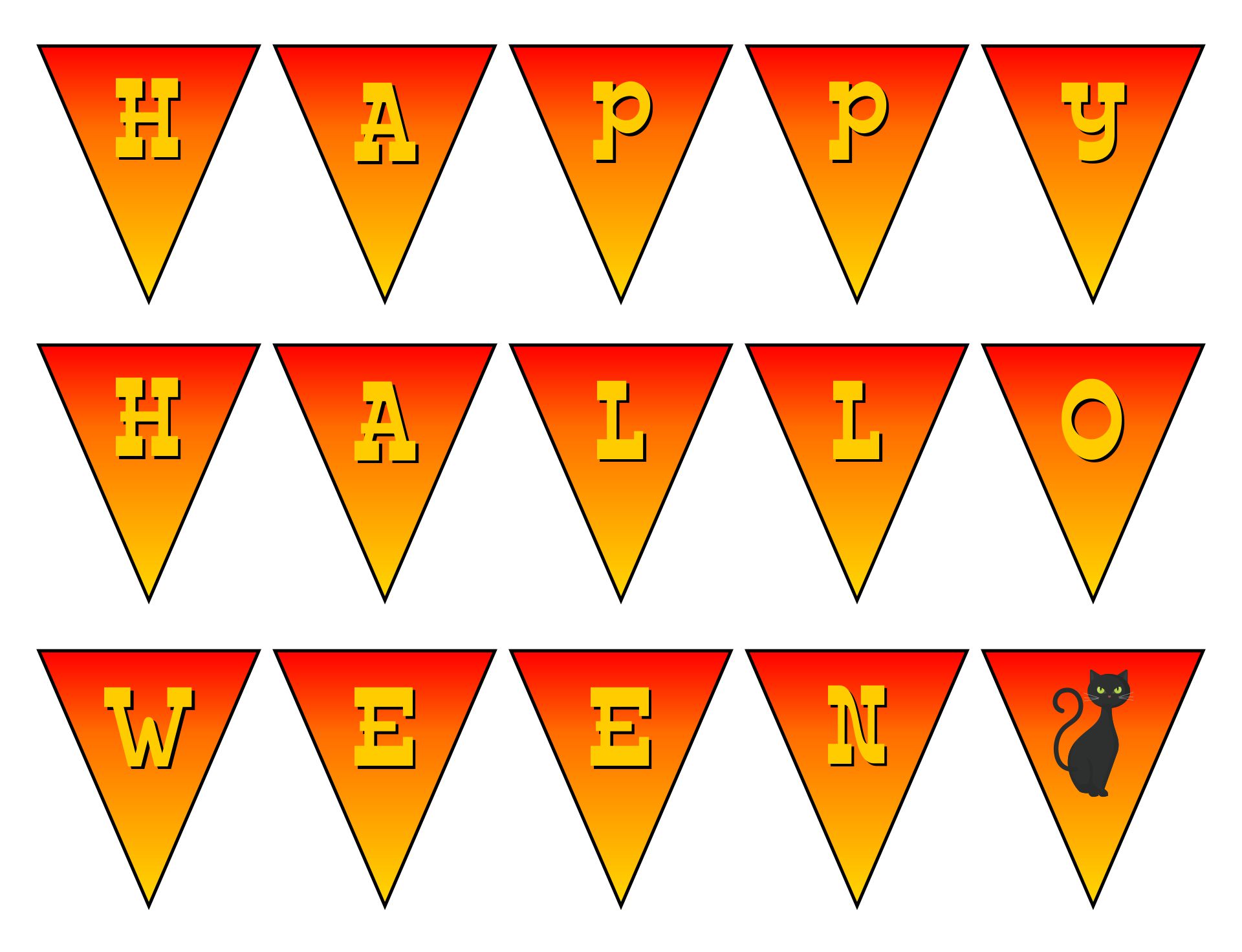 15 Best Free Printable Halloween Banner PDF For Free At Printablee