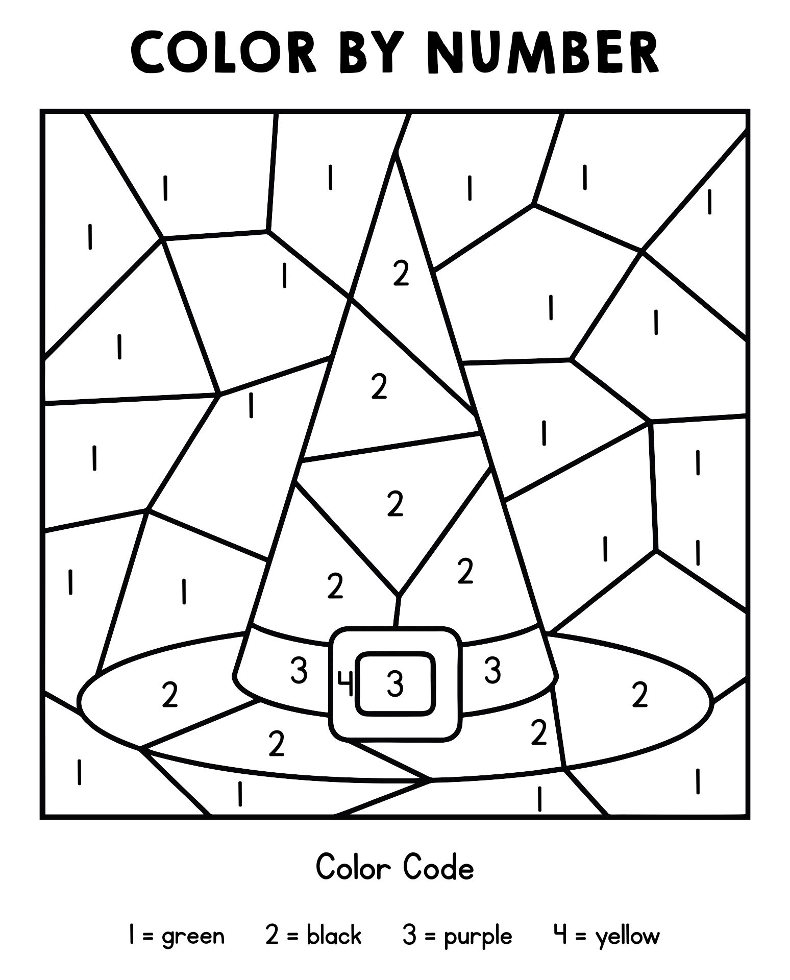 Multiplication Halloween Coloring Pages
