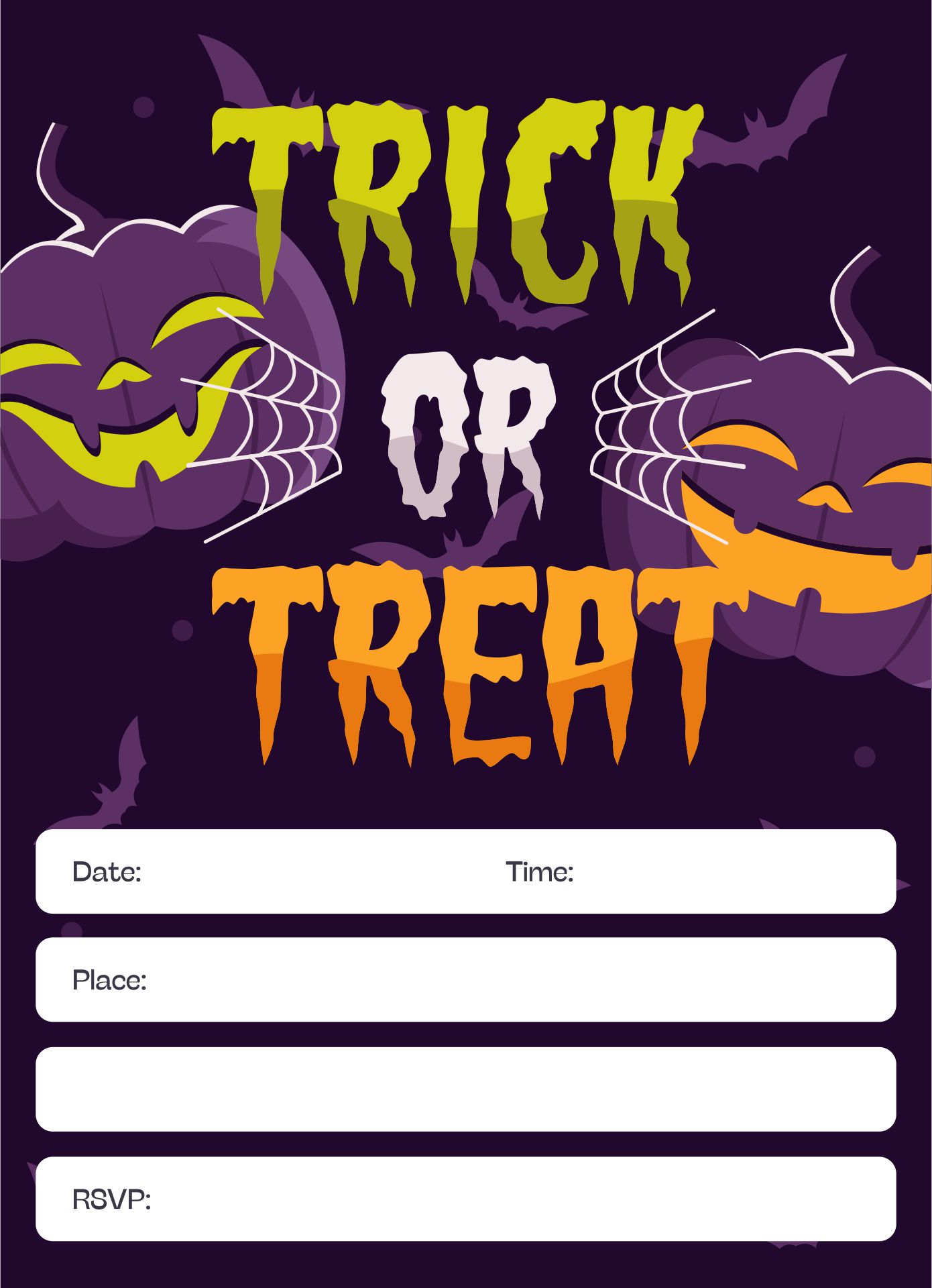 15 Best Free Printable Halloween Flyer Templates PDF For Free At Printablee