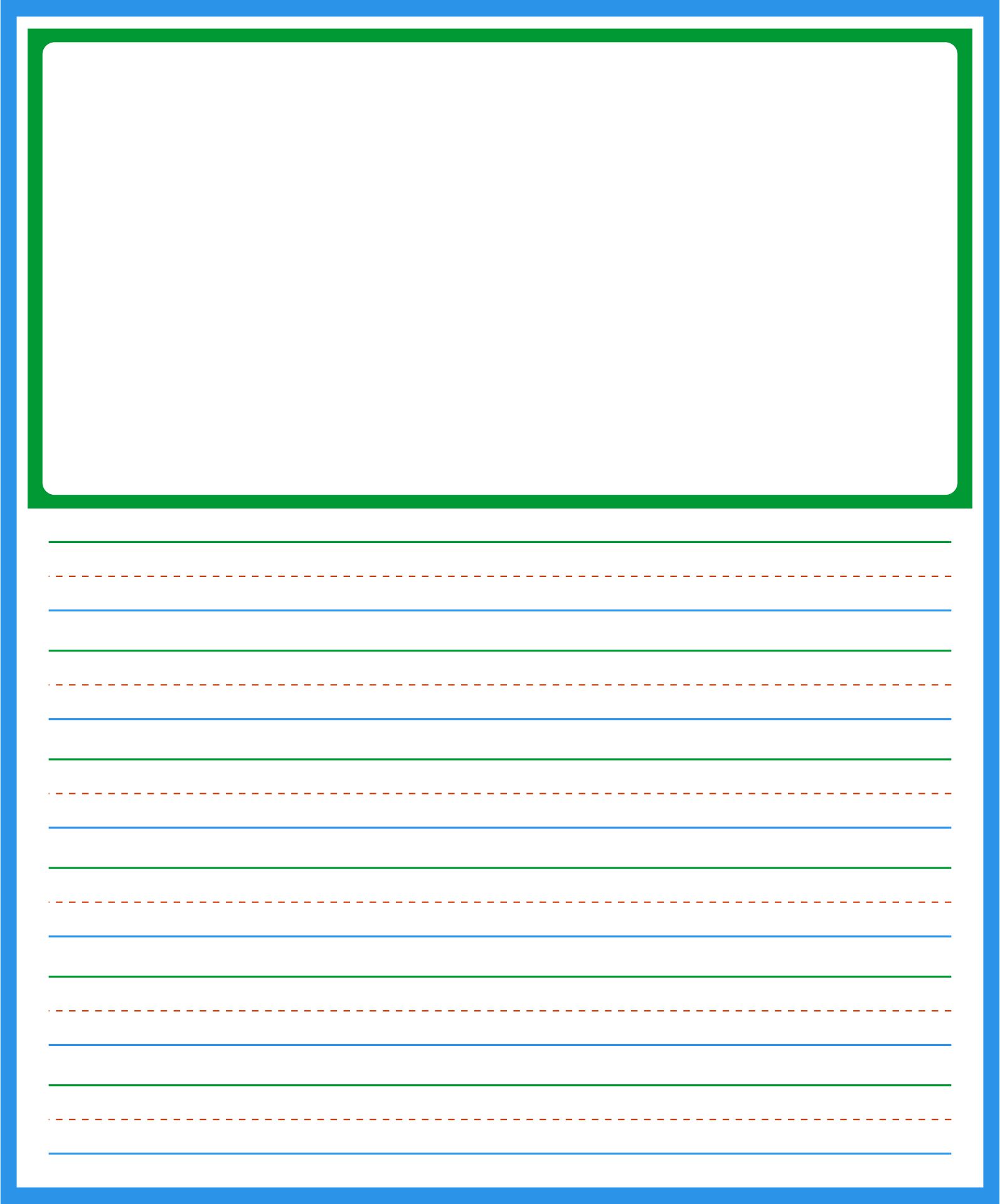 10 Best Printable Primary Writing Paper Template For Free At Printablee