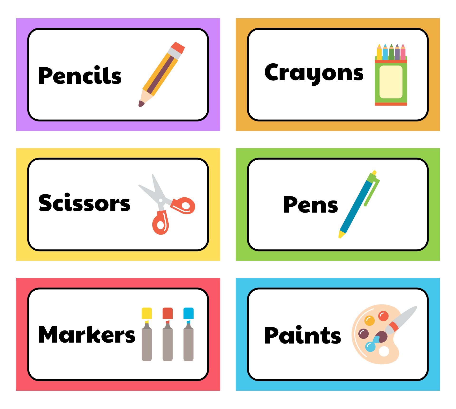 Classroom Labels Free Printable Printable Form Templates And Letter