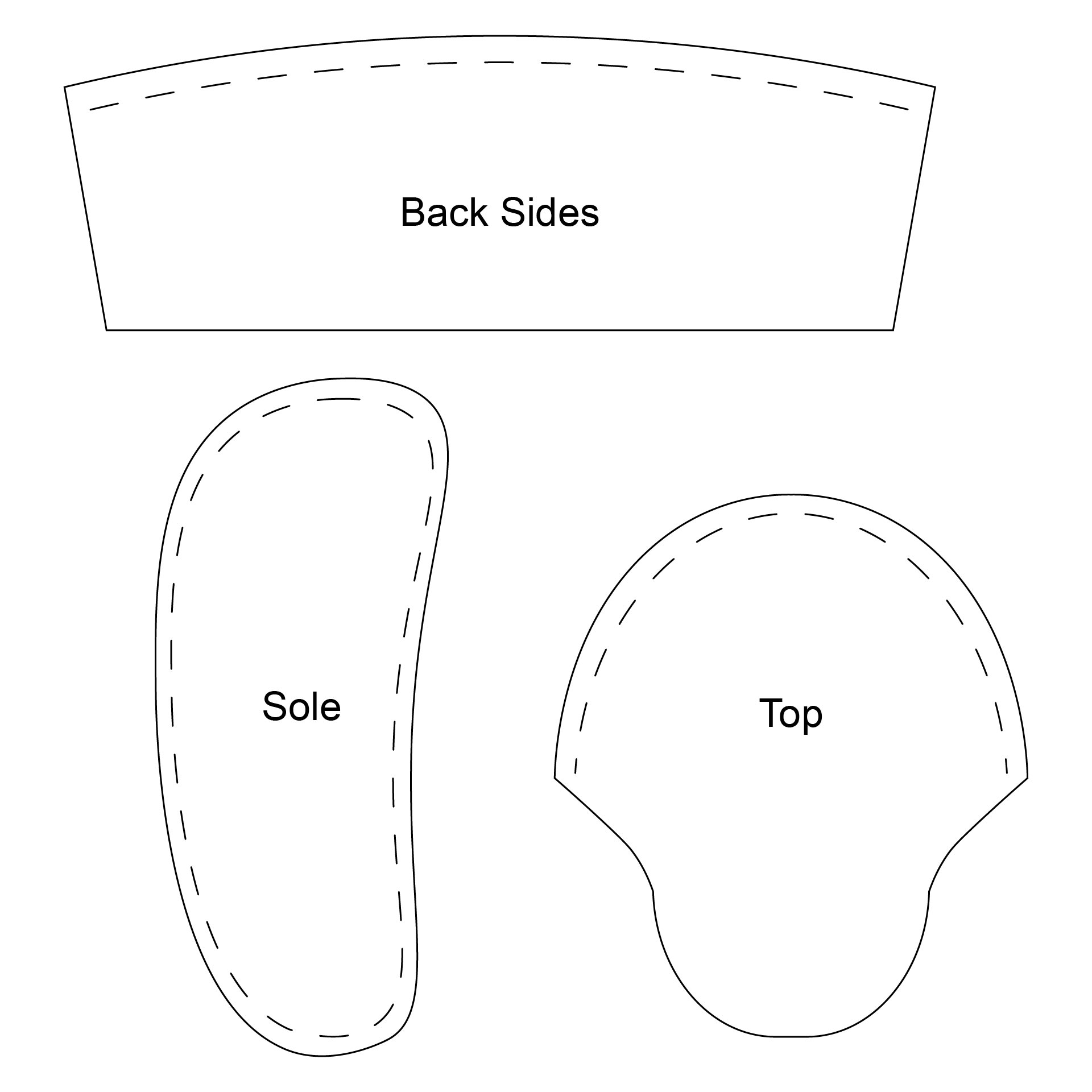 10 Best Baby Moccasin Pattern Printable PDF For Free At Printablee