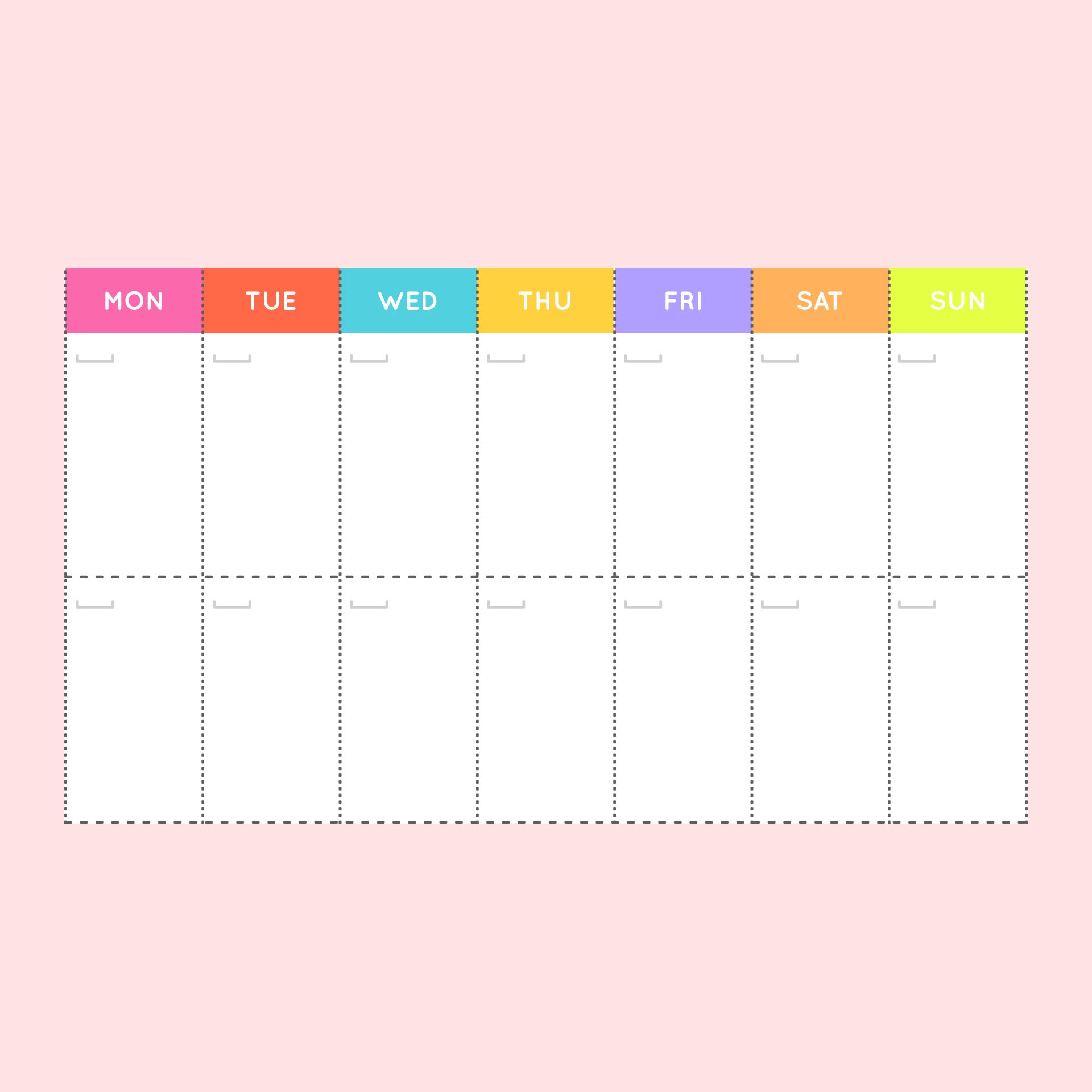 Two Week Printable Calendar