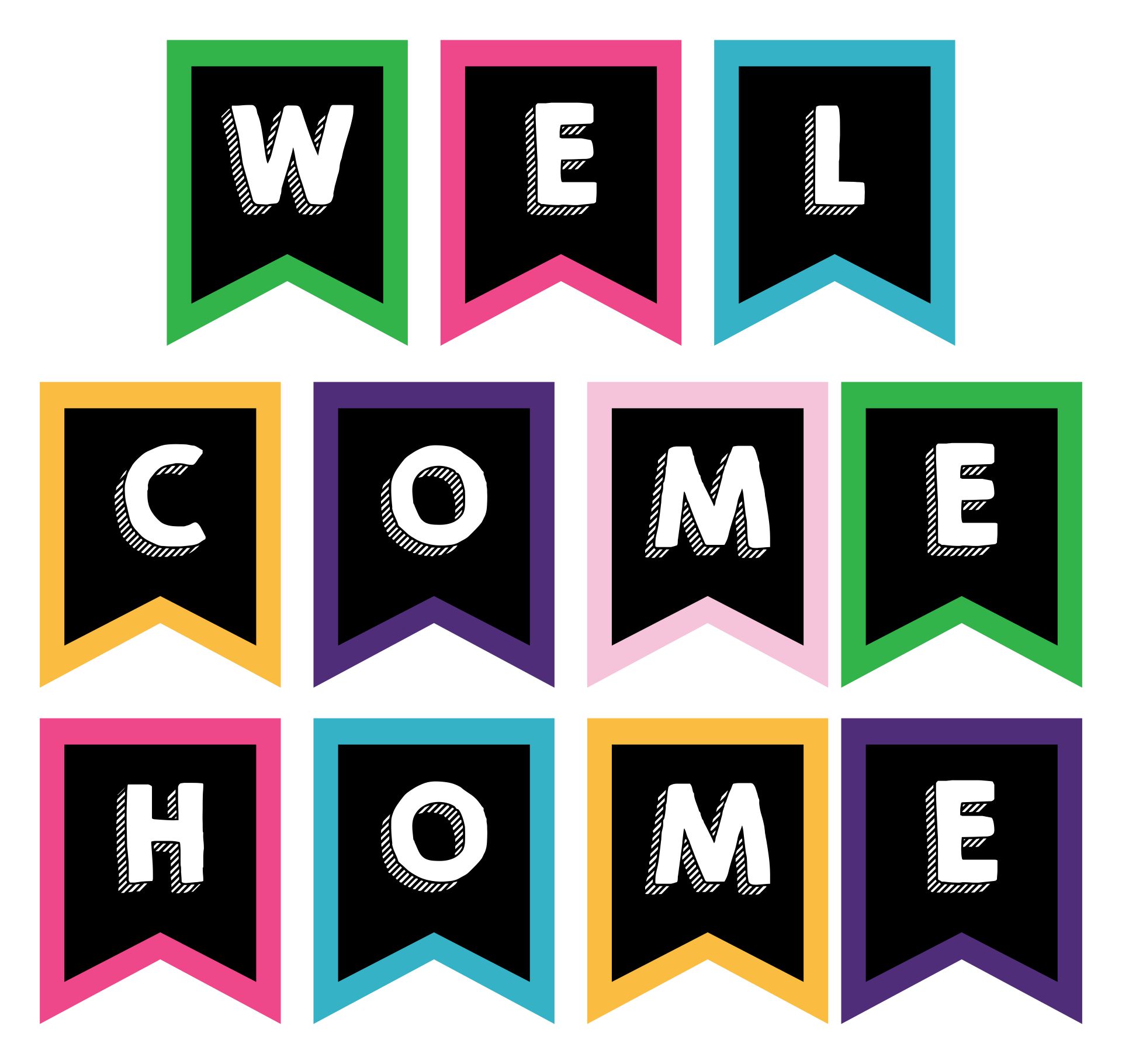 Printable Welcome Home Banner Printable Templates