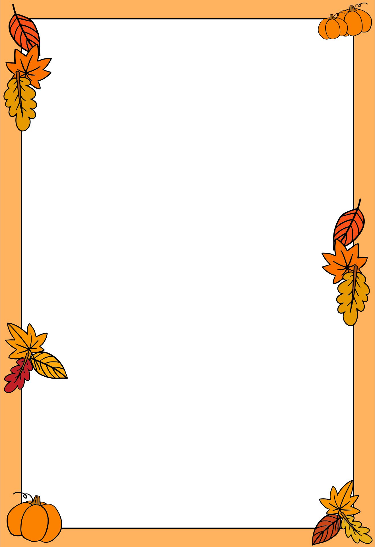page borders free download microsoft word fall theme