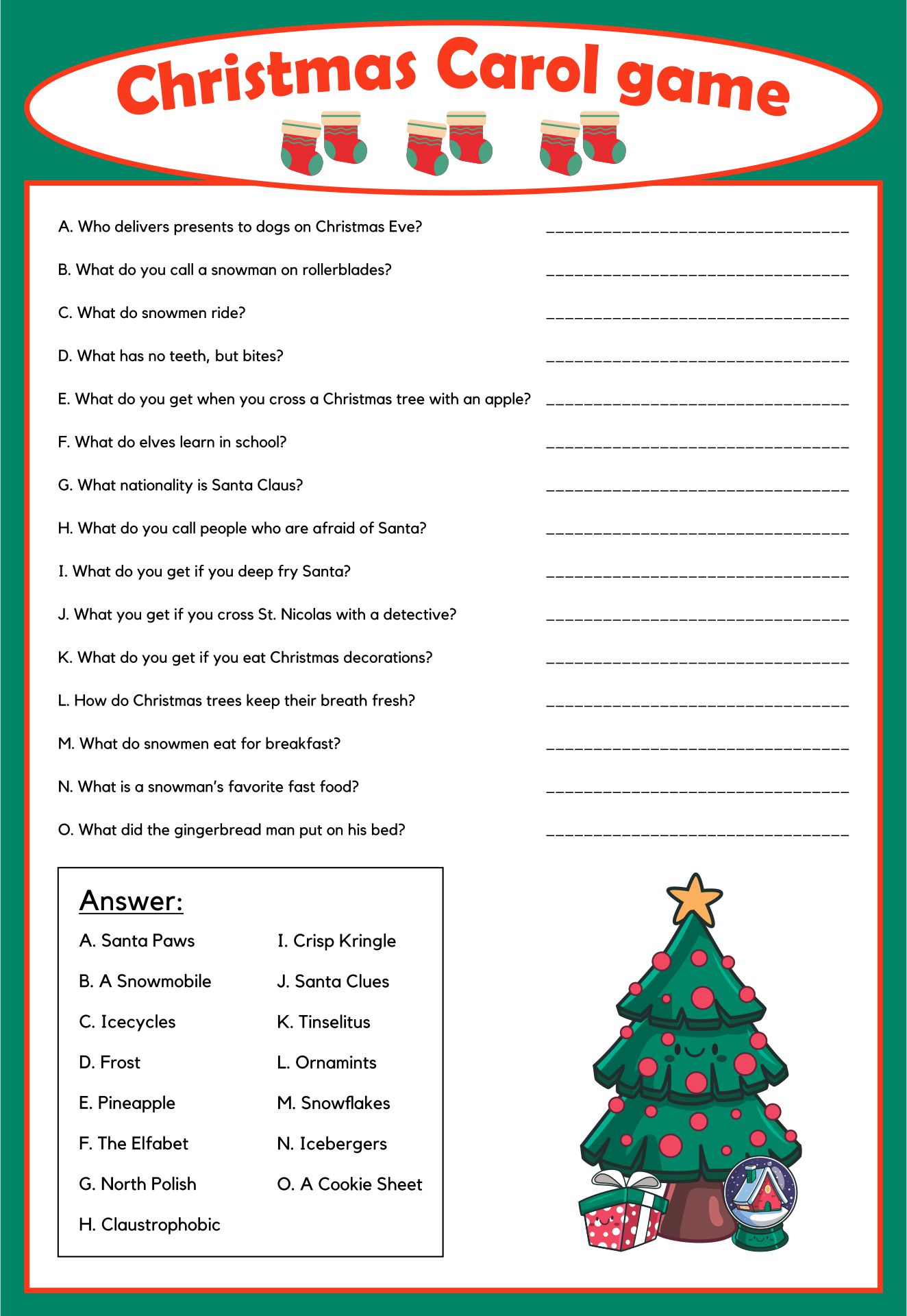 Christmas Brain Teasers Printable Printable World Holiday Riset