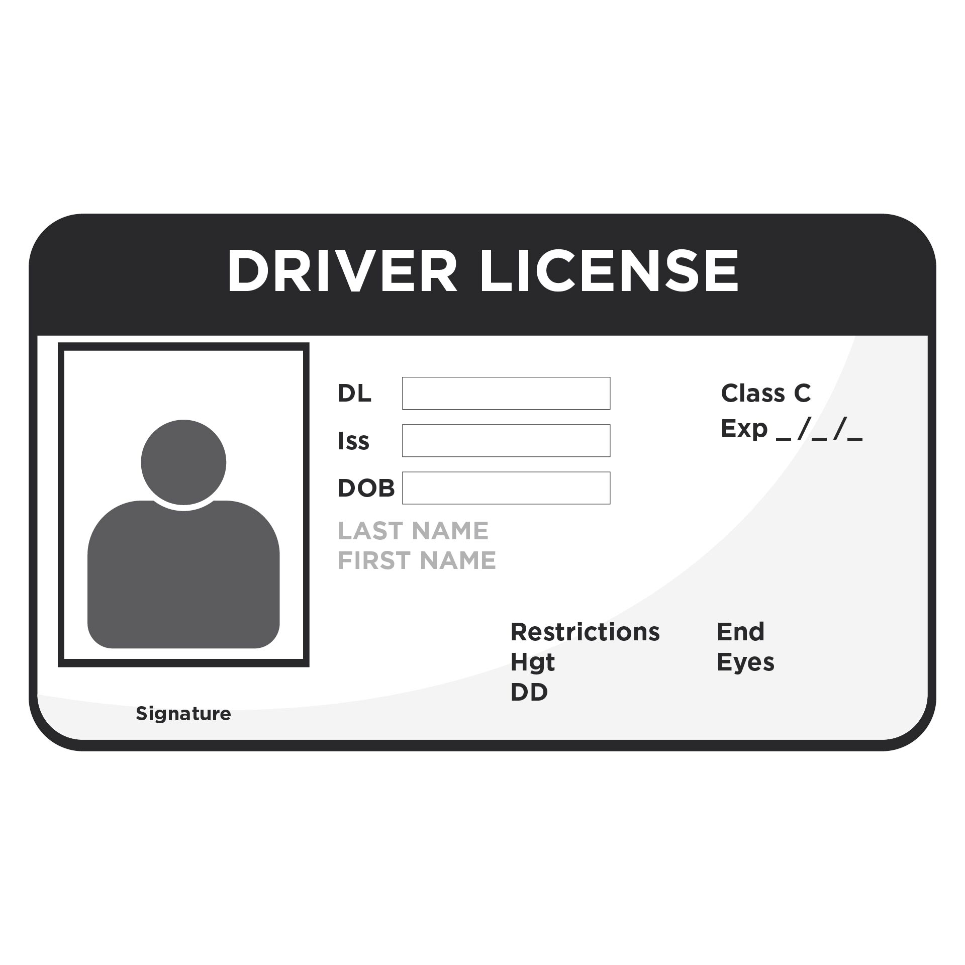 free editable blank drivers license template