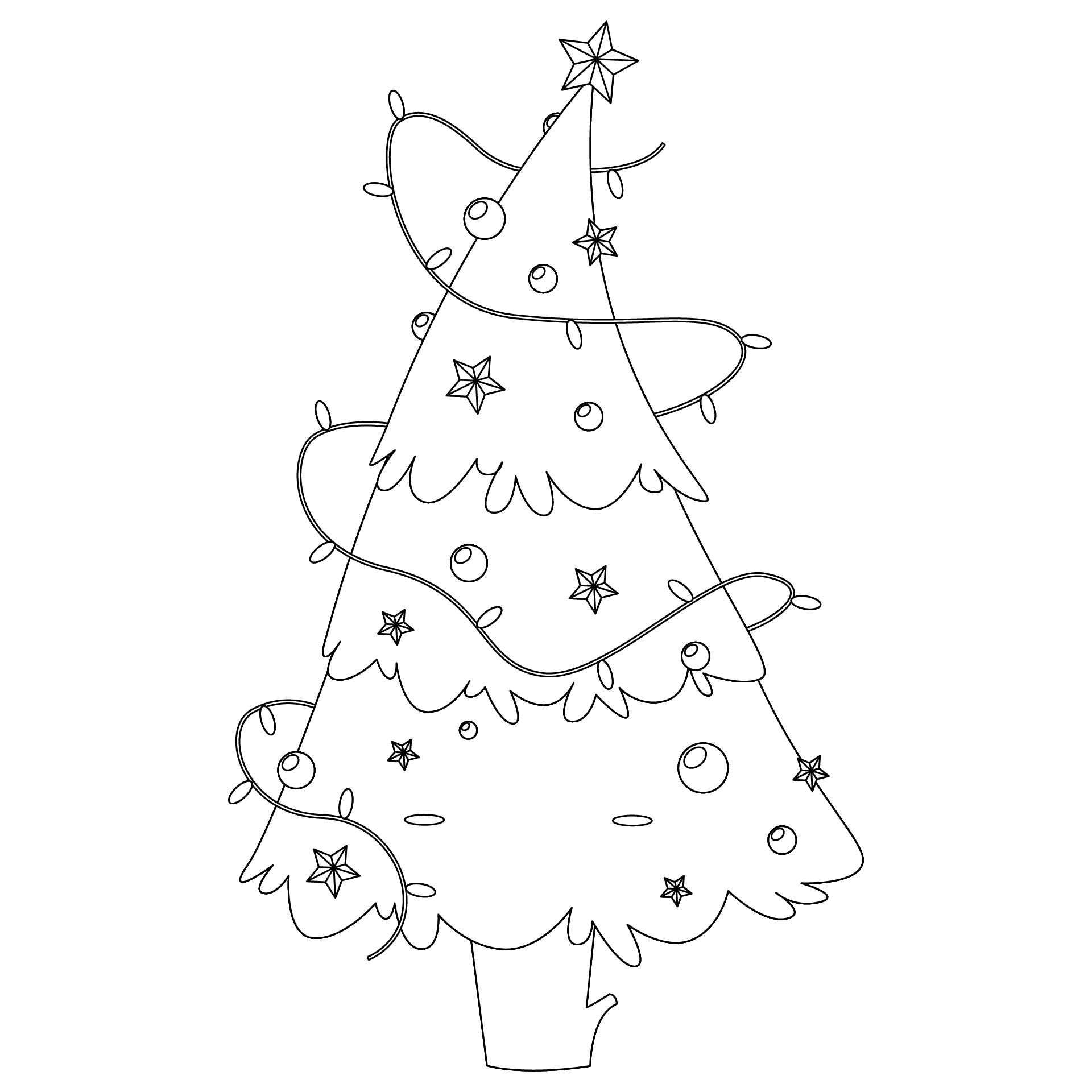 15 Best Coloring Pages Printable Christmas Lights PDF For Free At Printablee