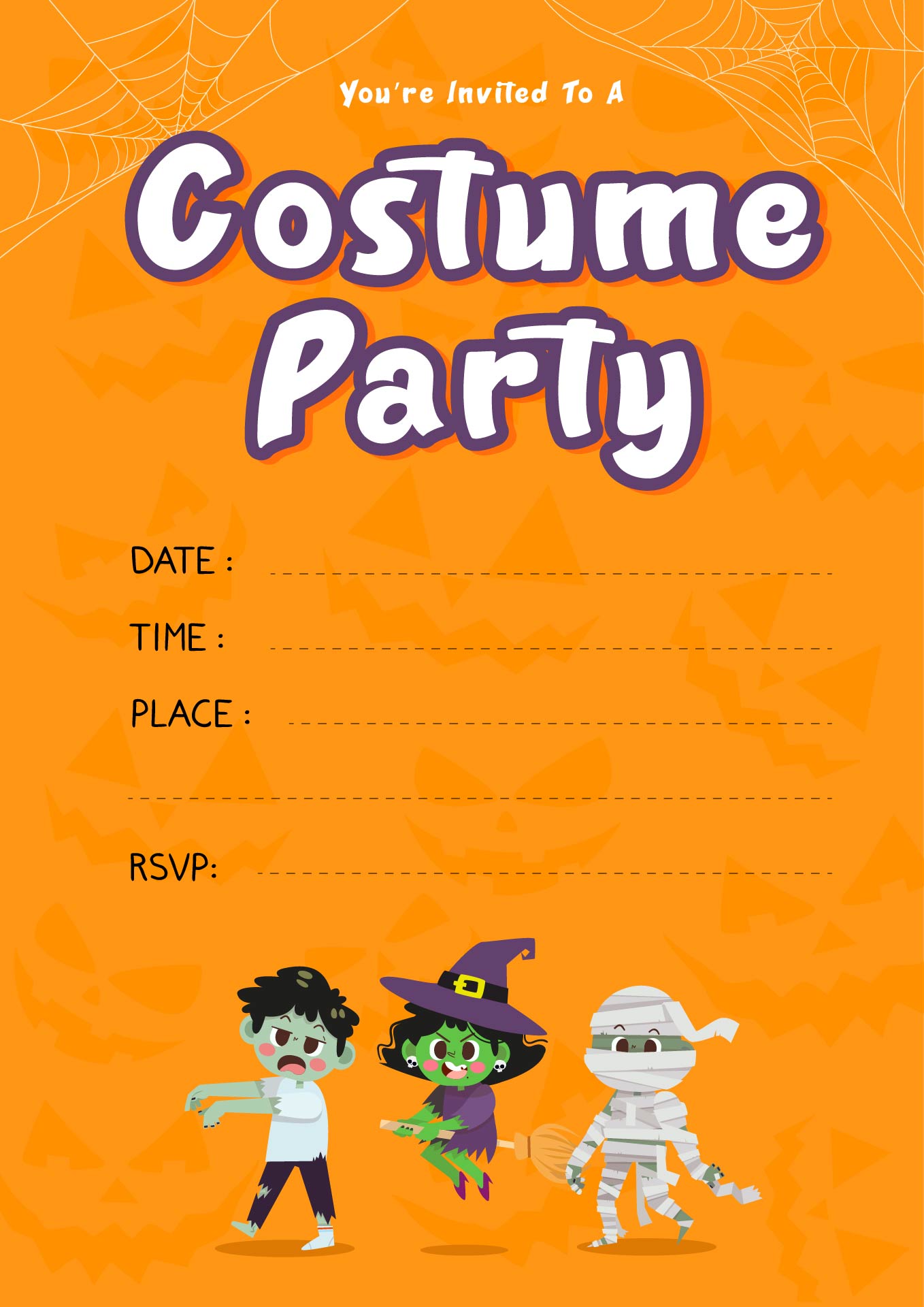 15 Best Free Printable Halloween Invitations PDF for Free at Printablee