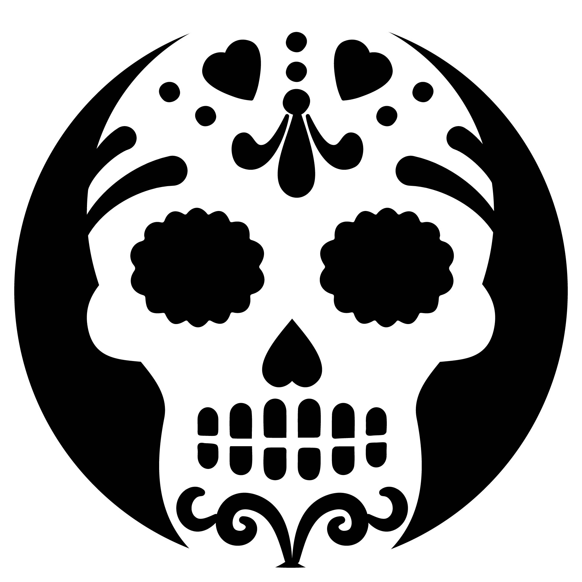 Skull Pumpkin Stencils Free 10 Free PDF Printables Printablee