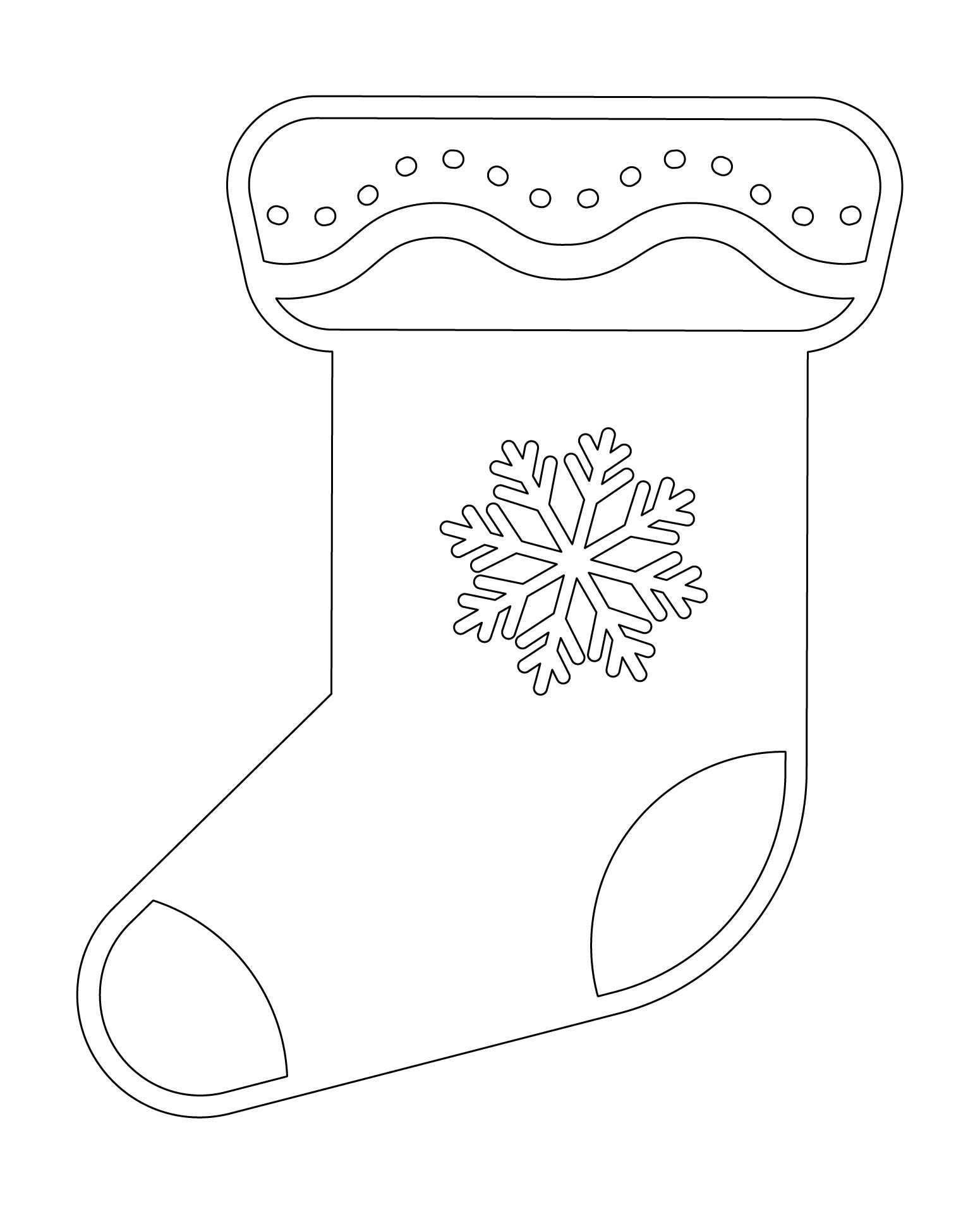 15 Best Free Printable Christmas Stocking Template PDF For Free At Printablee