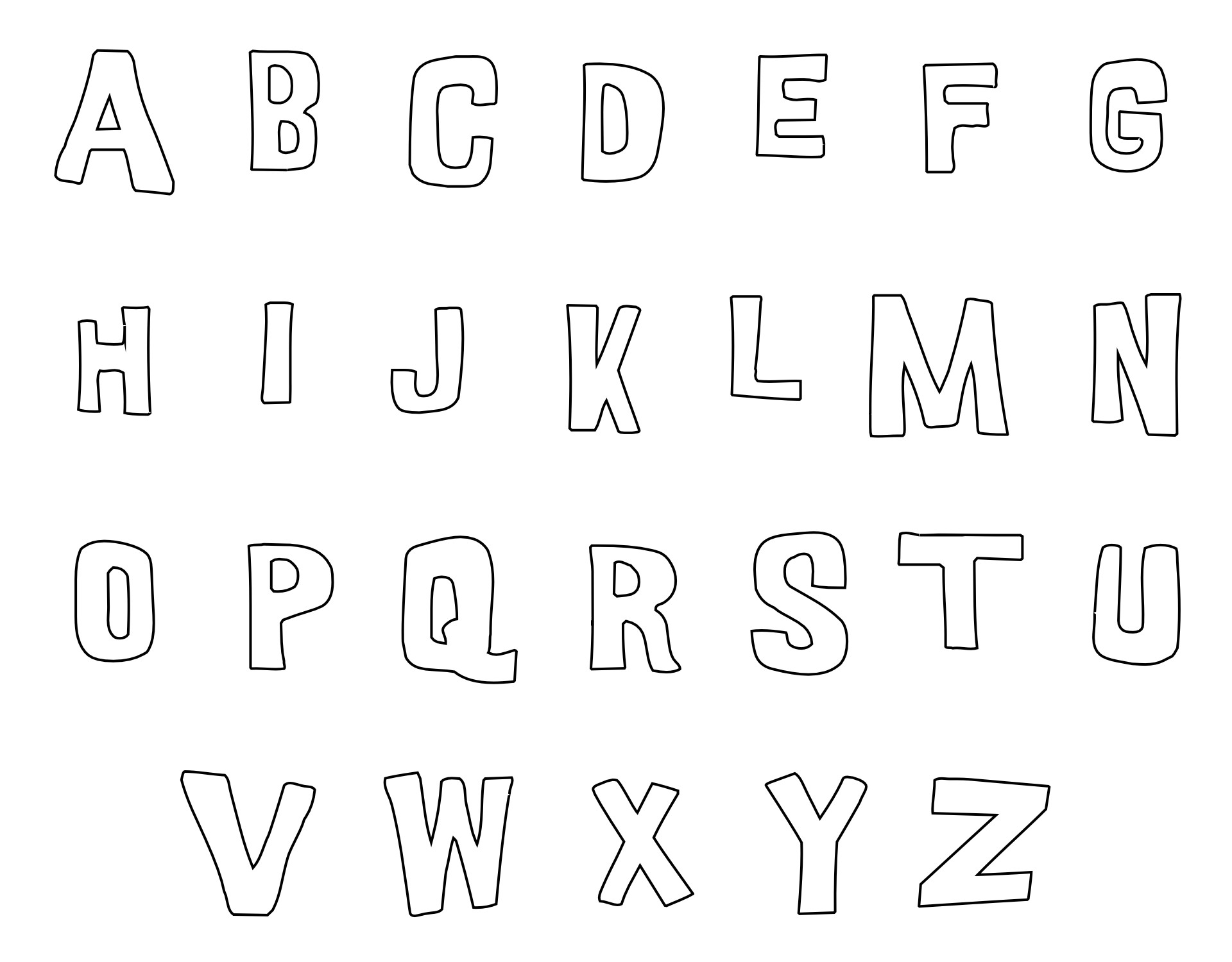 20 Best Printable Cut Out Letters PDF for Free at Printablee