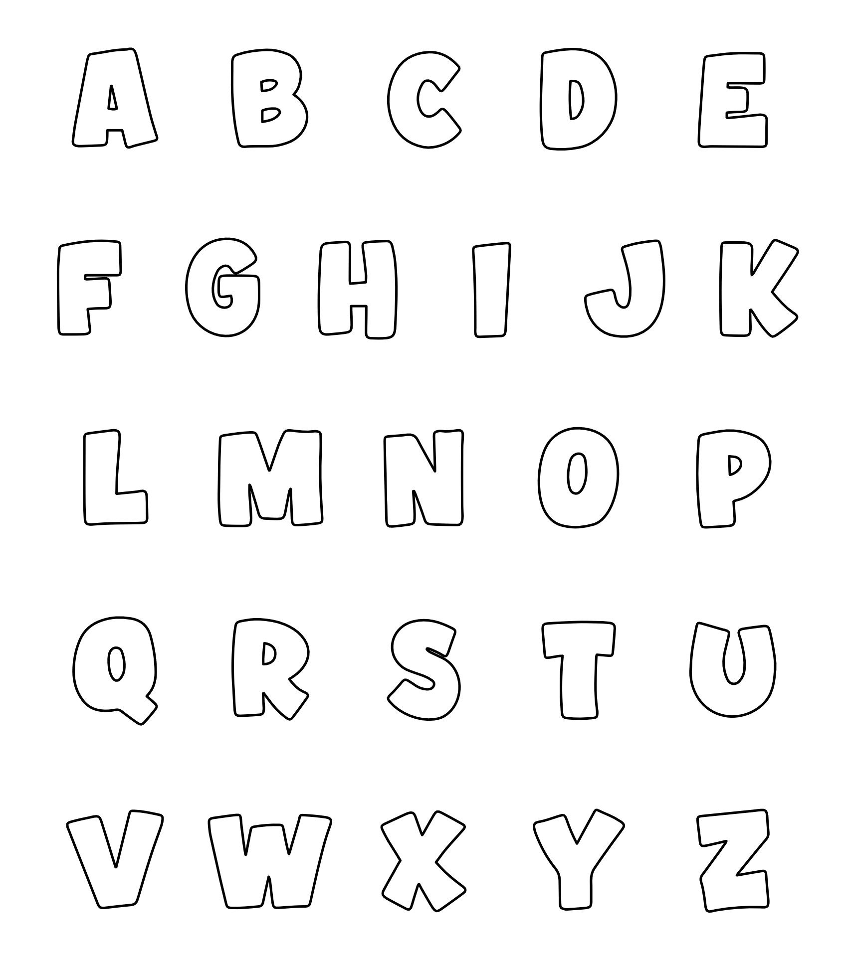 20 Best Printable Cut Out Letters PDF for Free at Printablee