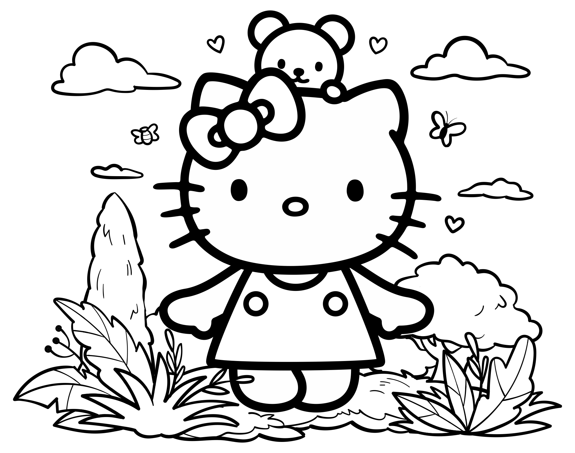 10 Best Free Printable Hello Kitty Paper Crafts PDF for Free at Printablee