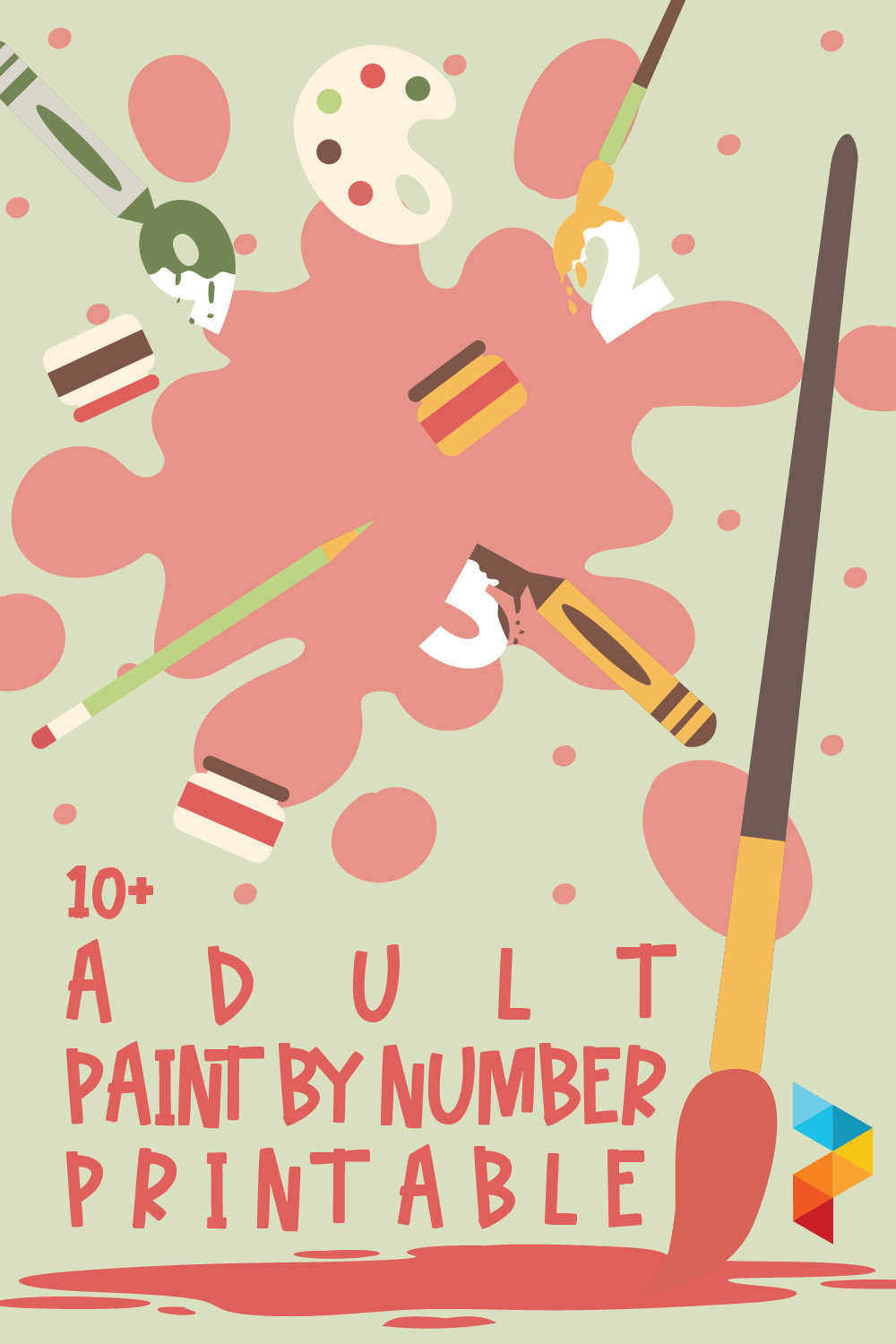 10 Best Adult Paint By Number Printable PDF for Free at Printablee