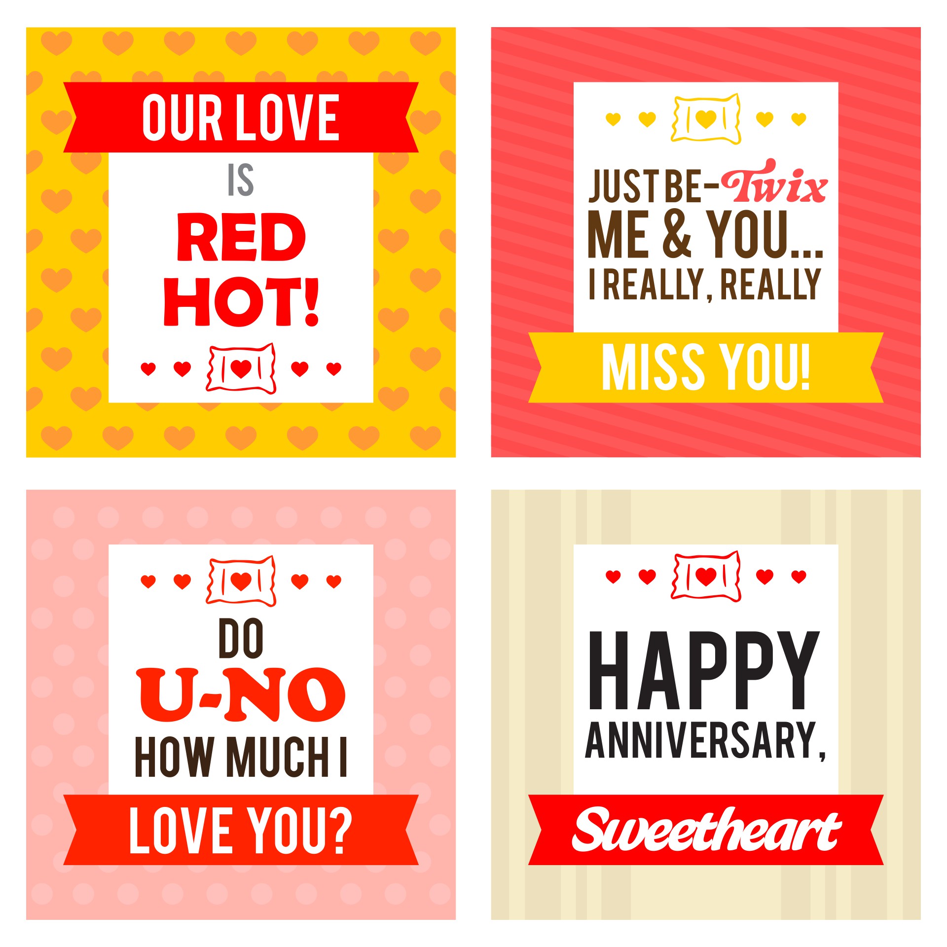 Valentine Candy Sayings 10 Free PDF Printables Printablee