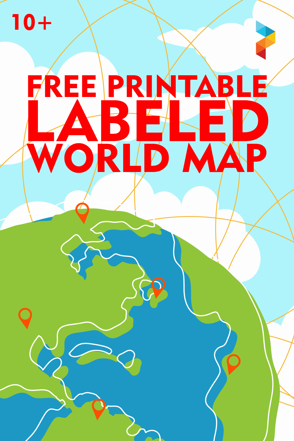 Labeled World Map