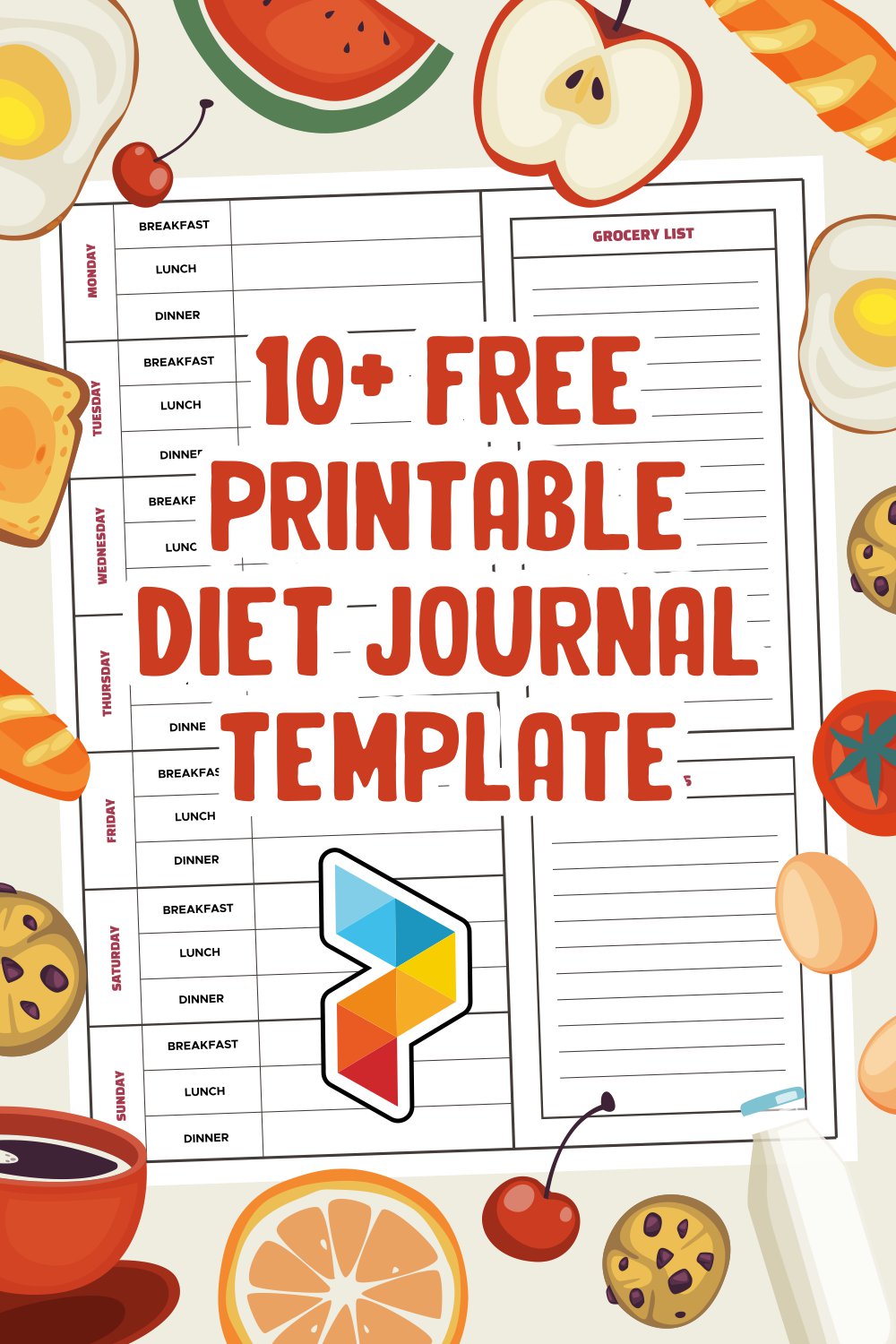 Diet Journal Template