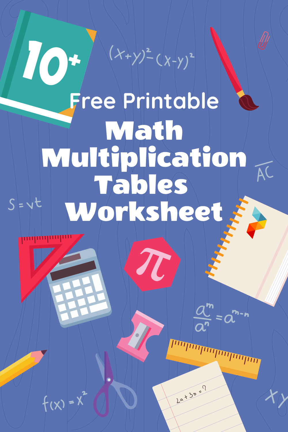 Math Multiplication Tables Worksheet