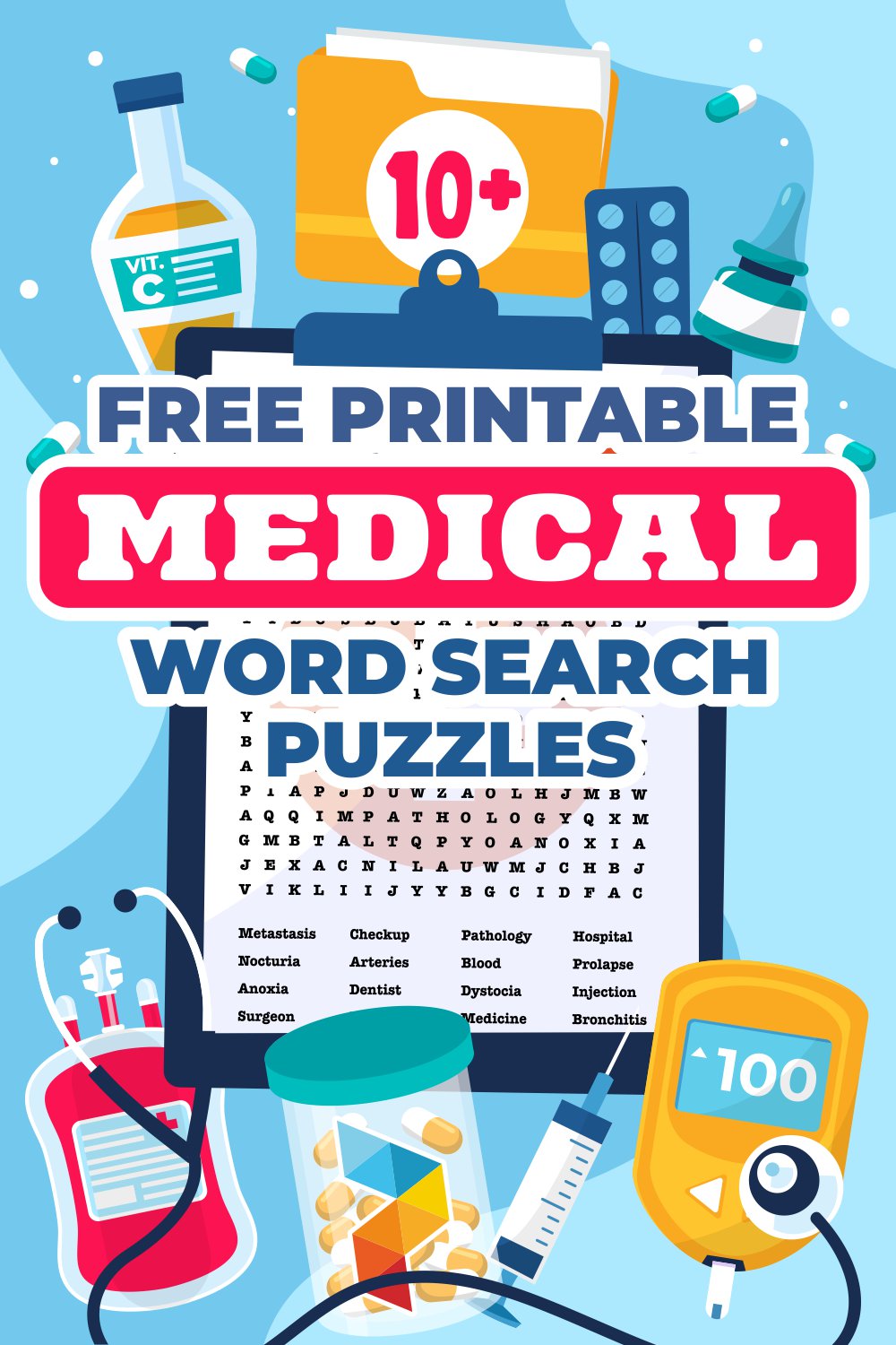 Medical Word Search Puzzles
