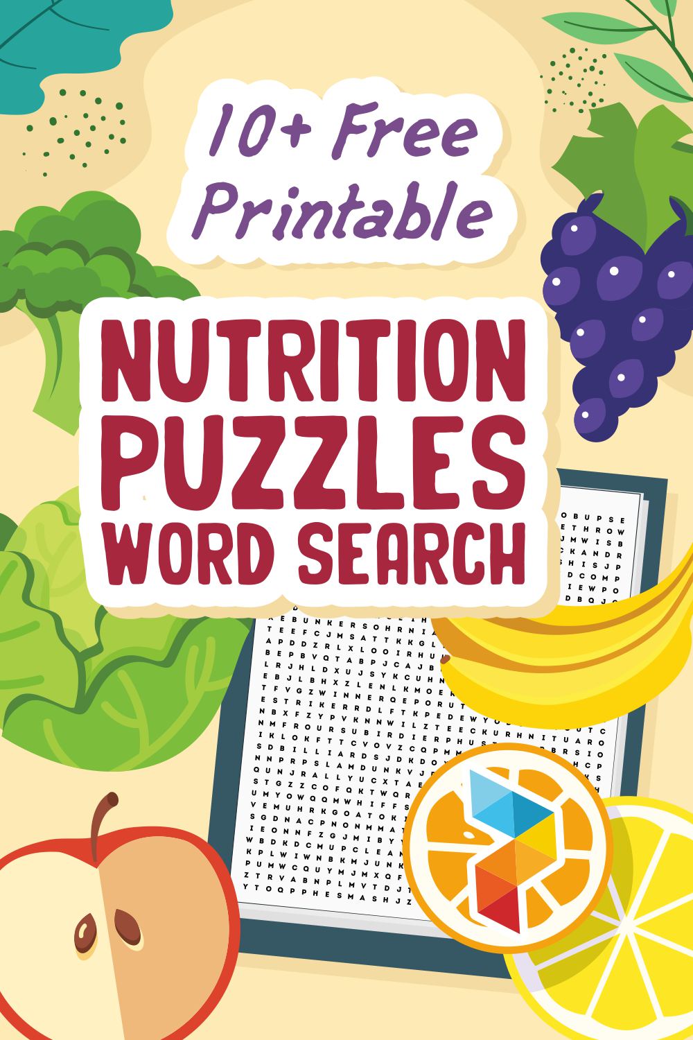 Nutrition Puzzles Word Search