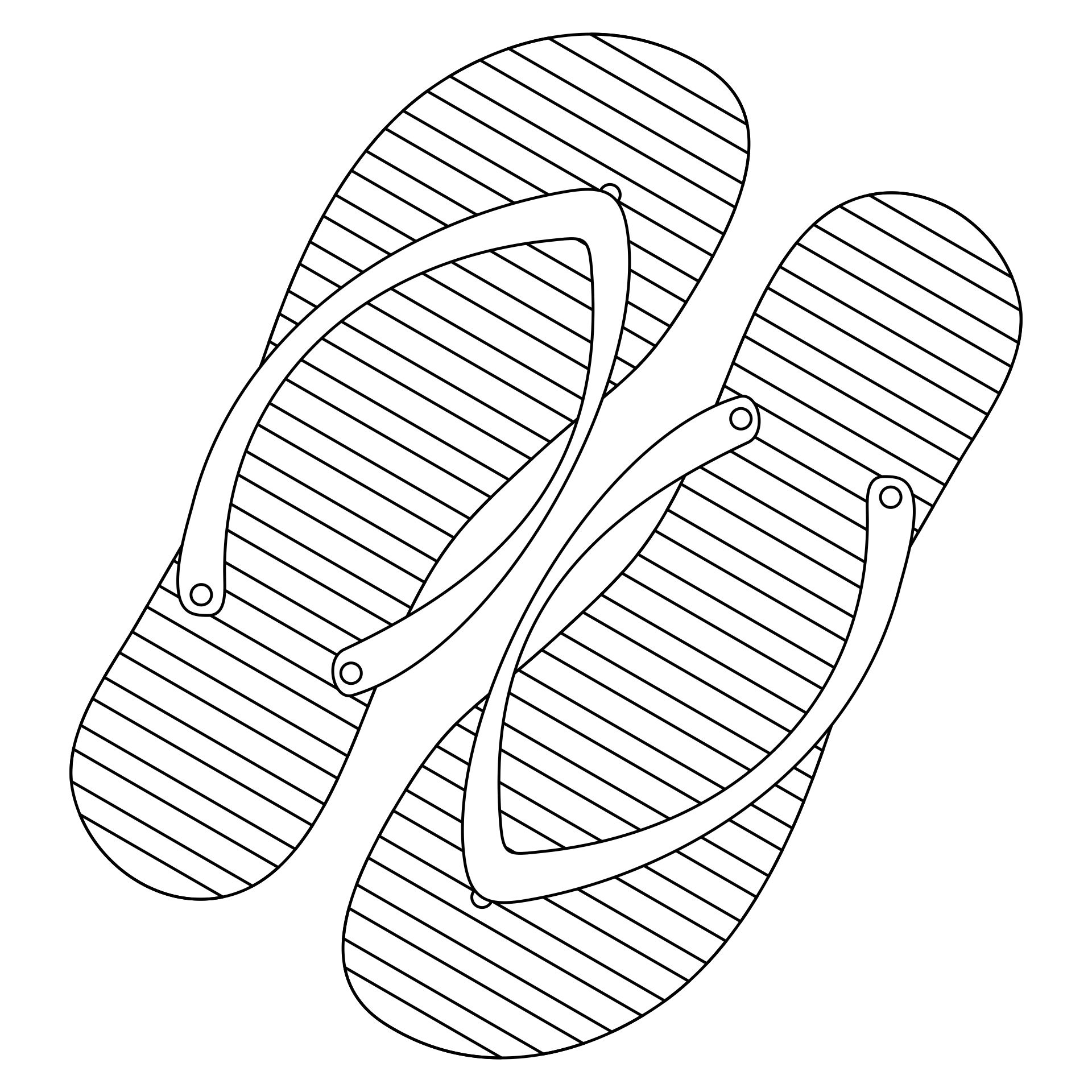DIY Flip Flop Pattern Craft