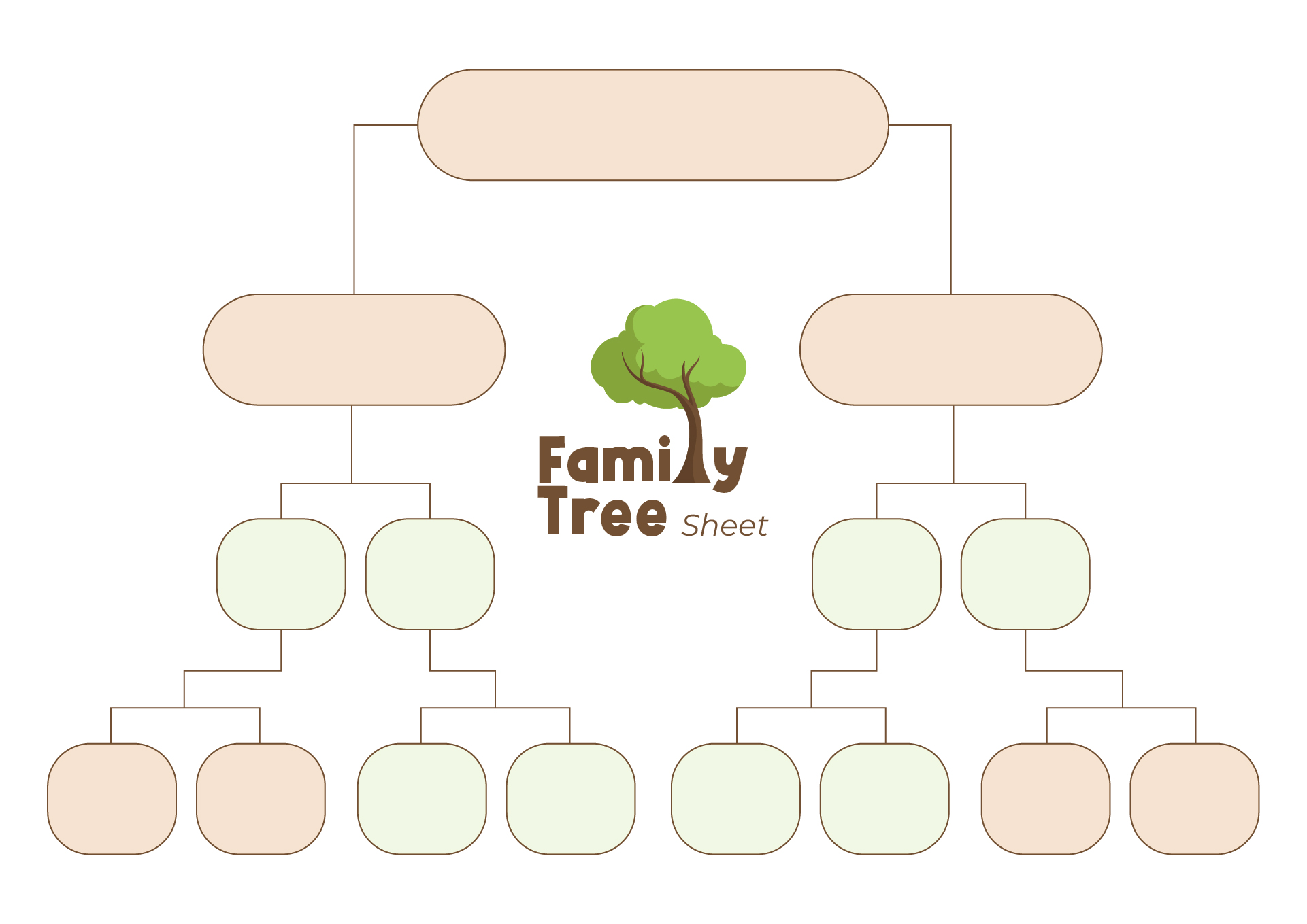 Family Tree Tracking Sheets