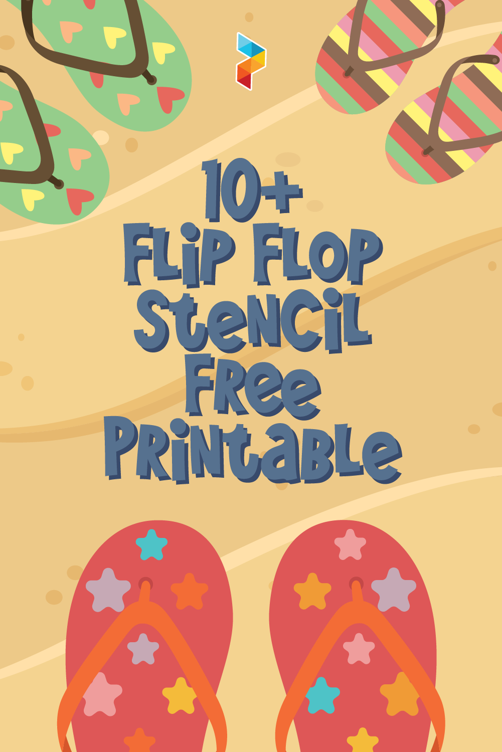 Flip Flop Stencil