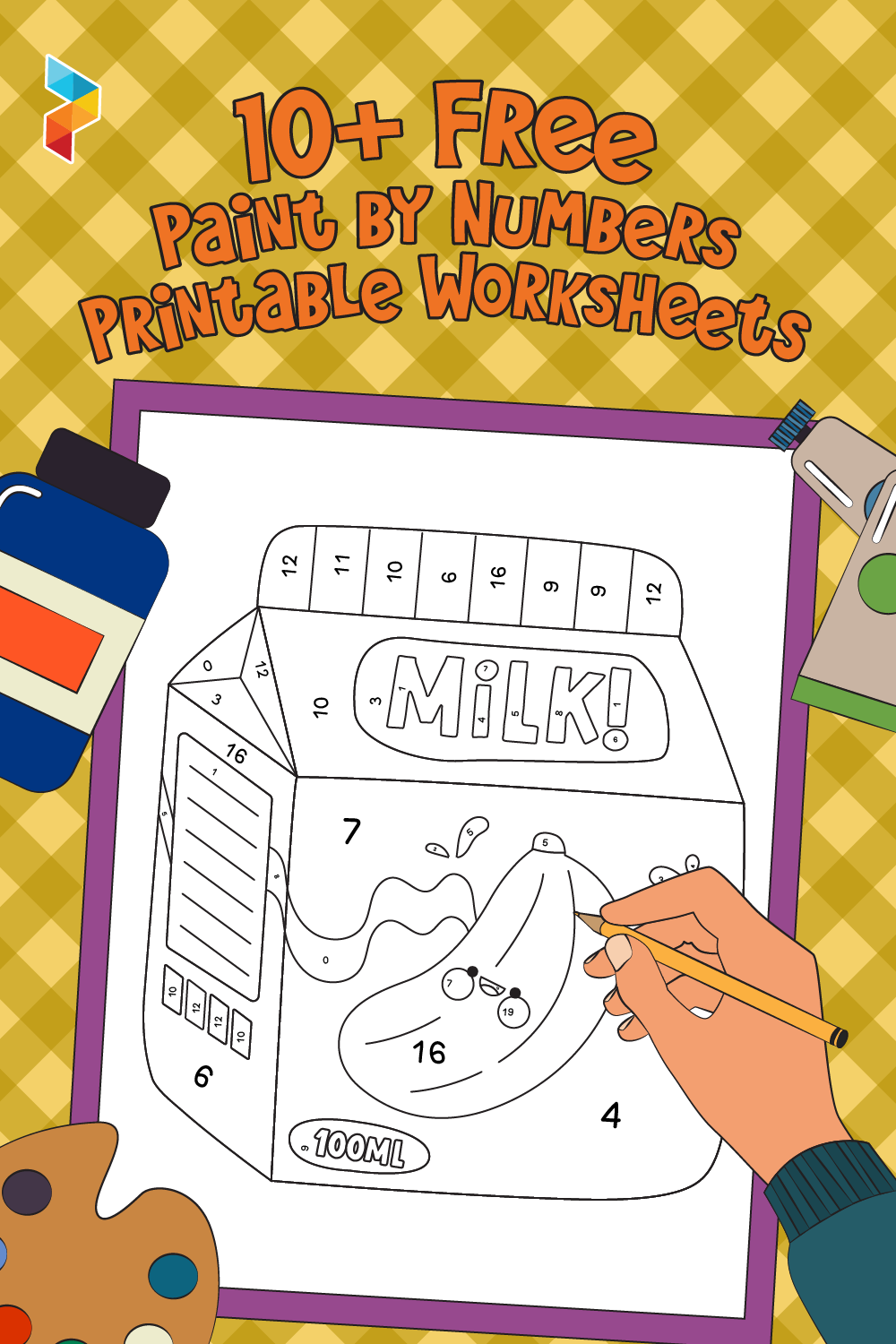 Paint By Numbers Worksheets