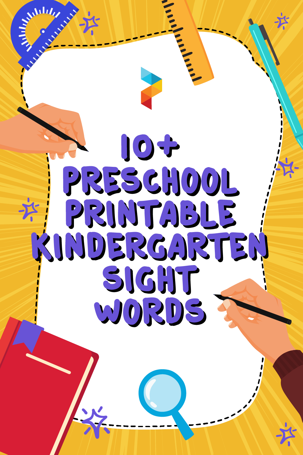 Preschool Kindergarten Sight Words