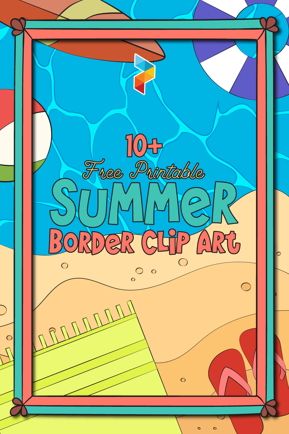 Summer Border Clip Art