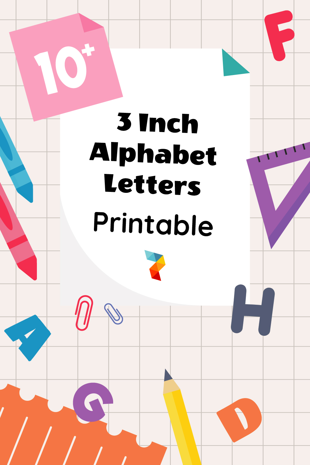 3 Inch Alphabet Letters
