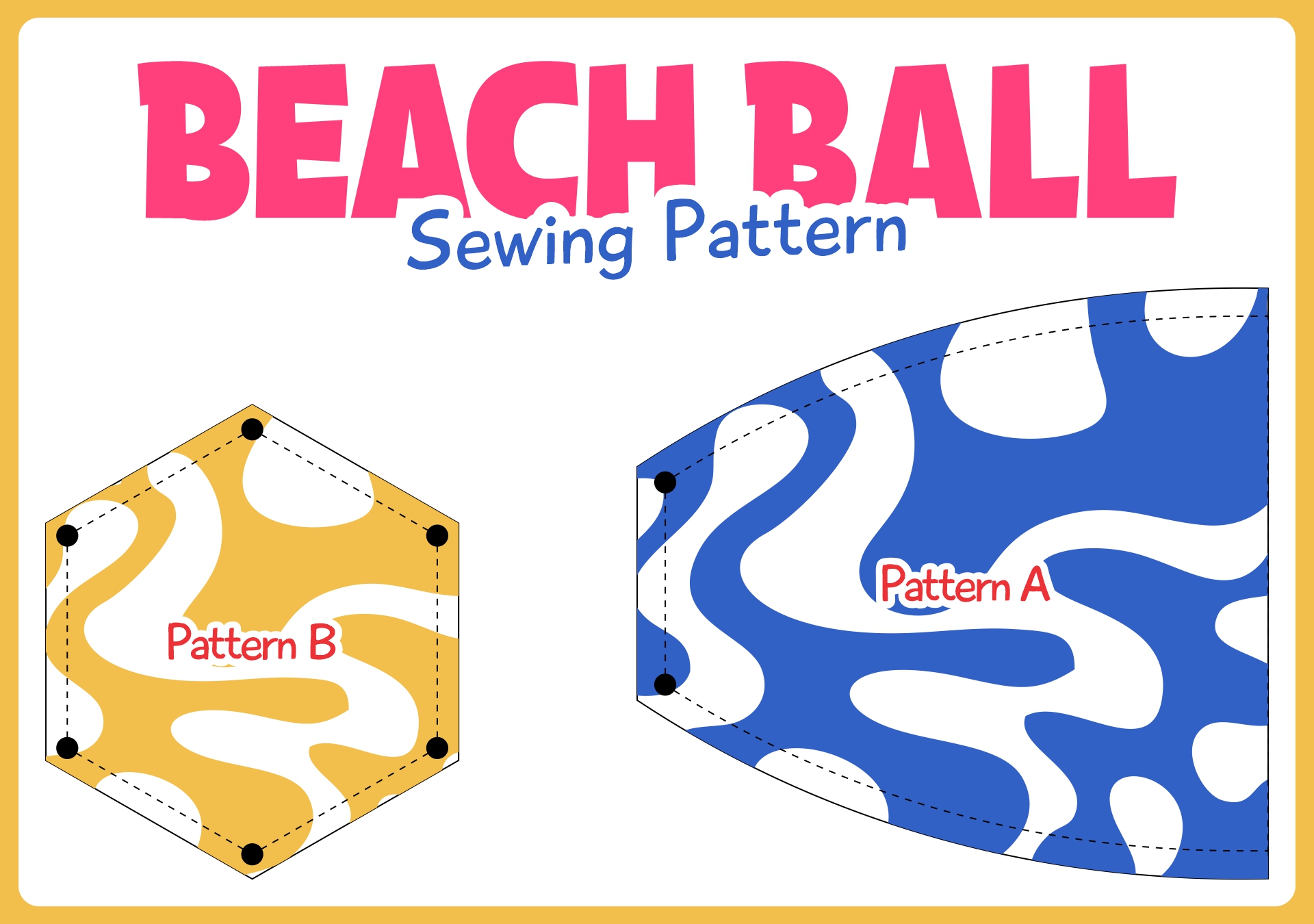 Beach Ball Sewing Pattern