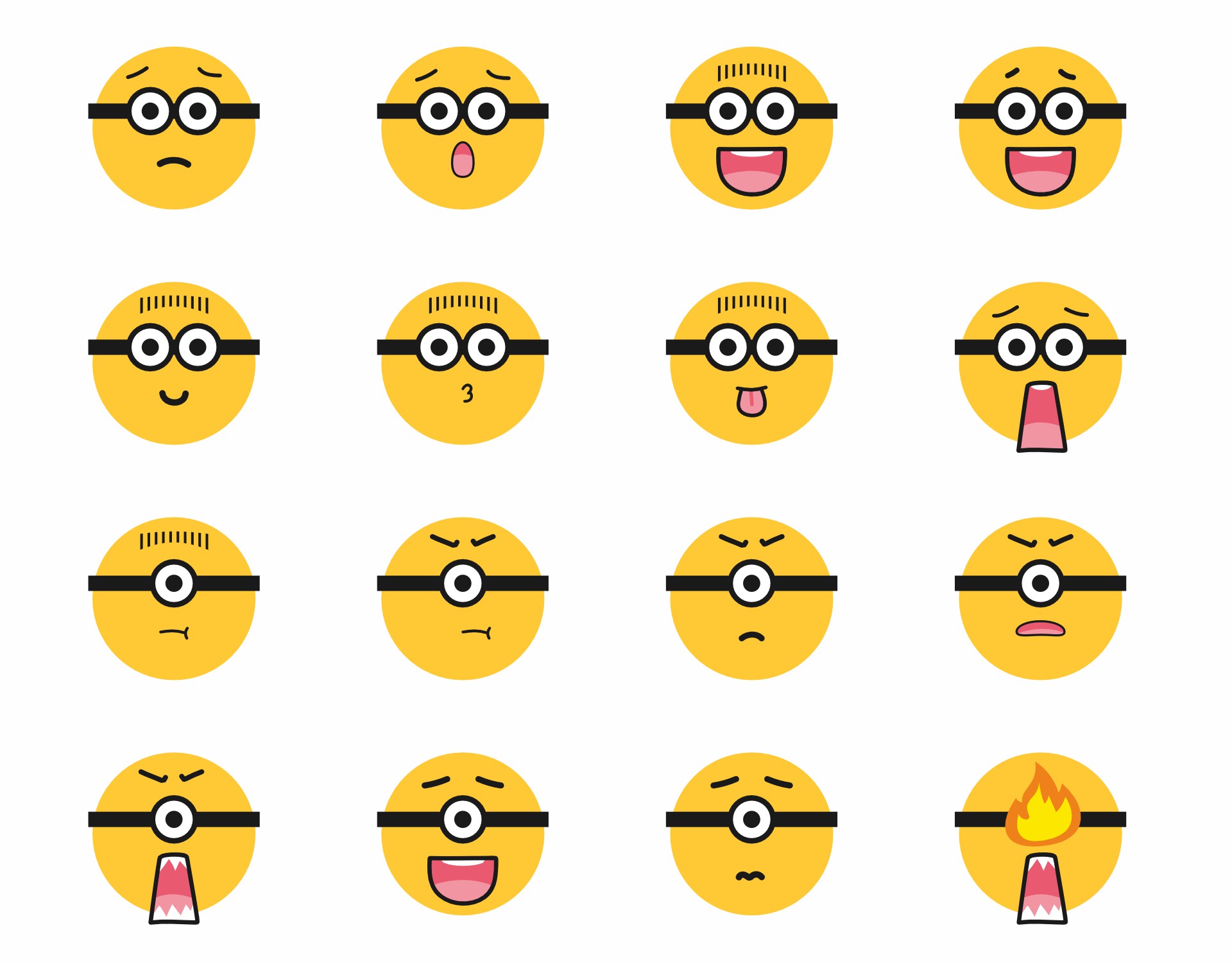 Despicable Me Minion Kiss Sticker Printable