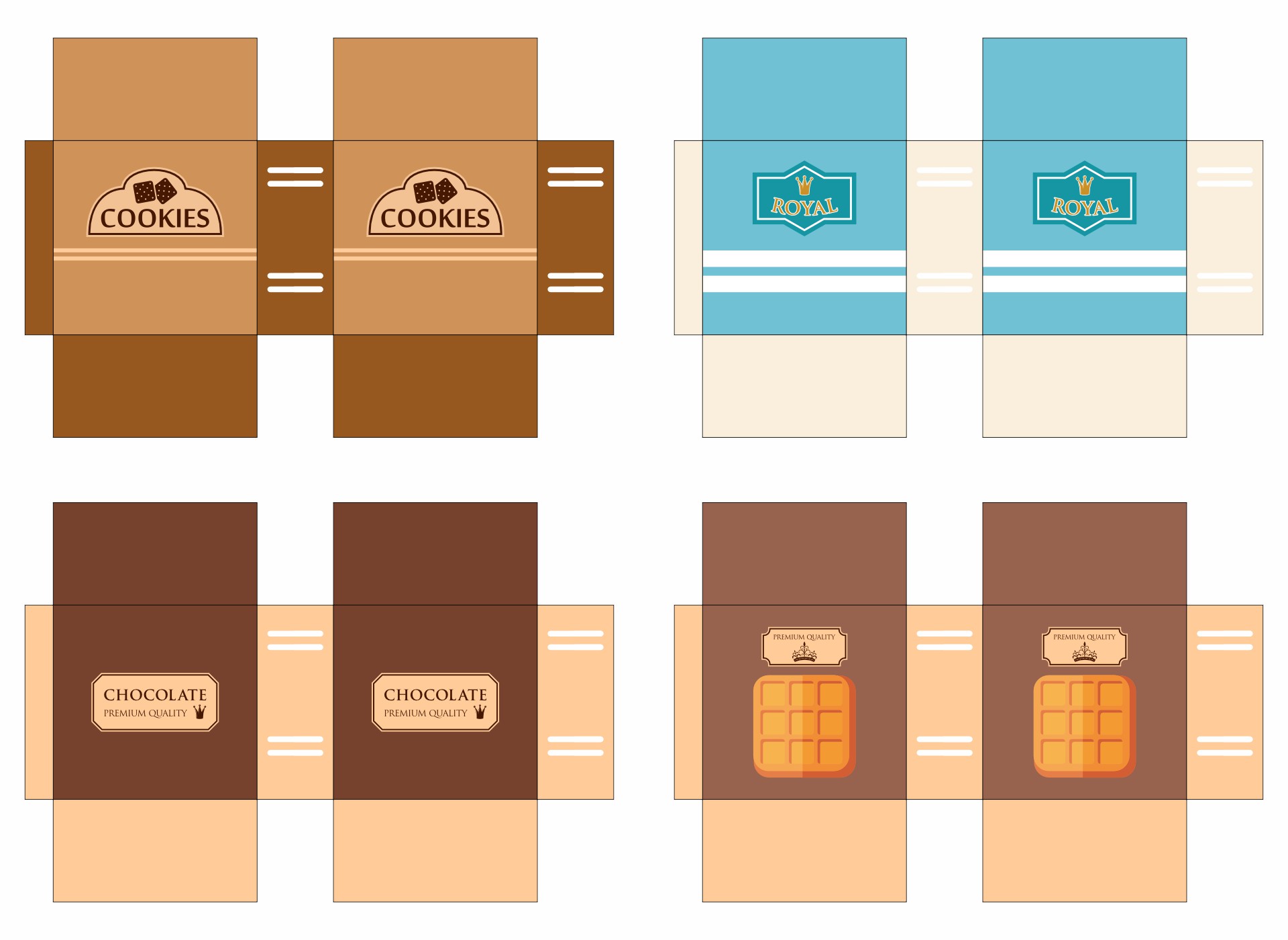 Dollhouse Miniature Printable Grocery Products