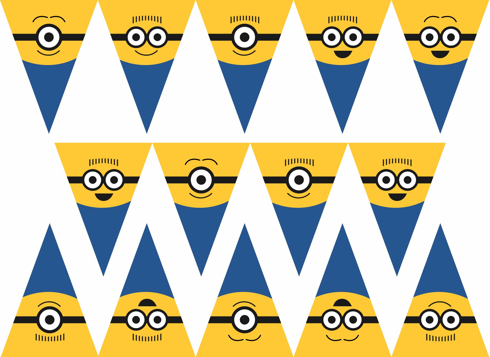 Minions Printable Bunting