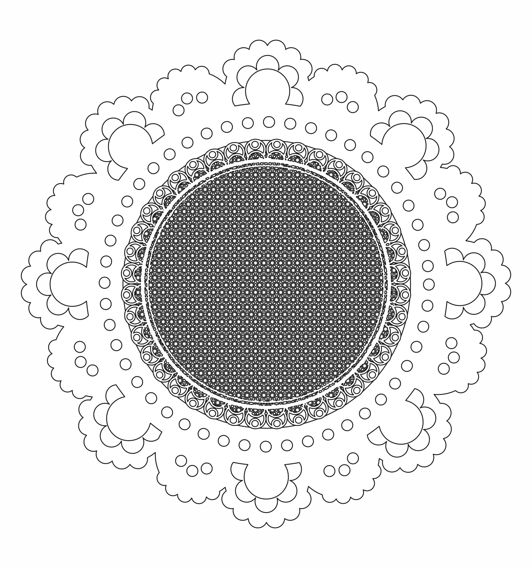 Simple Doily Easy Crochet Pattern