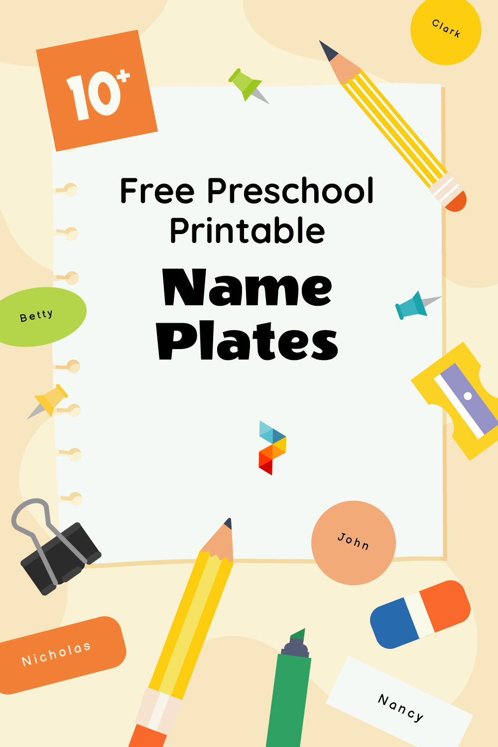 Preschool  Name Plates