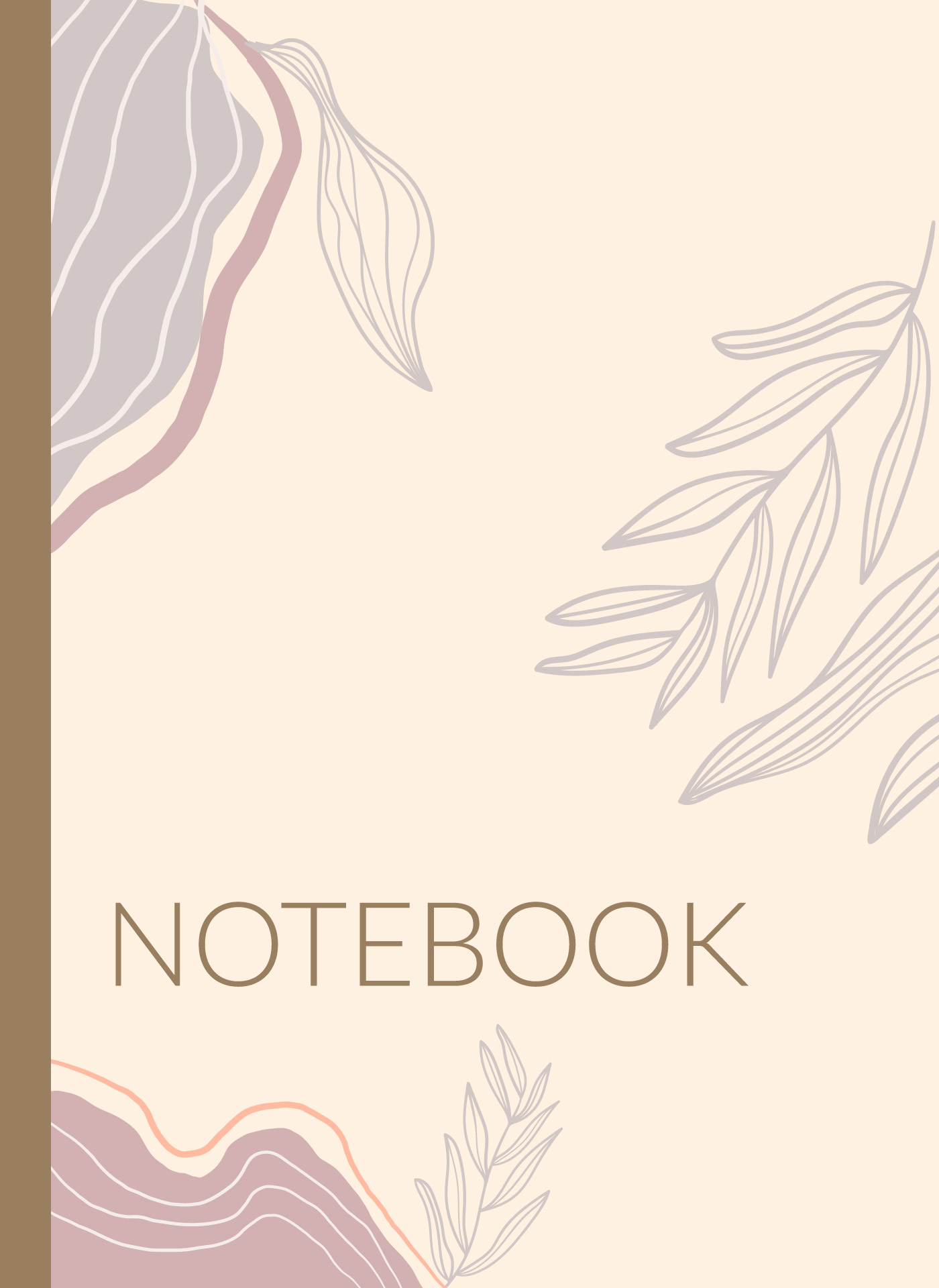 Aesthetic Printable Notebook Covers