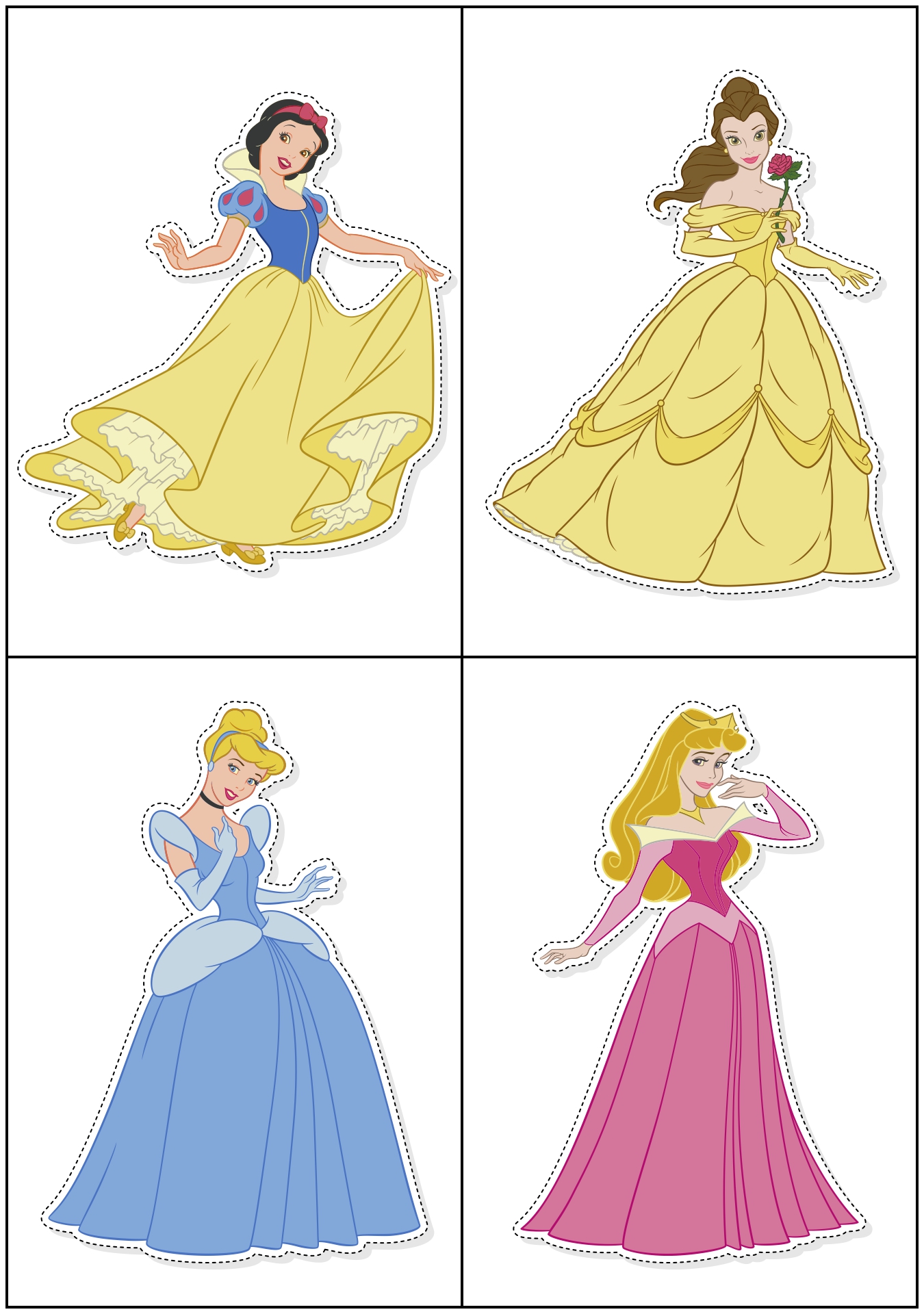 Disney Princess Themed Event Supplies Cut Outs