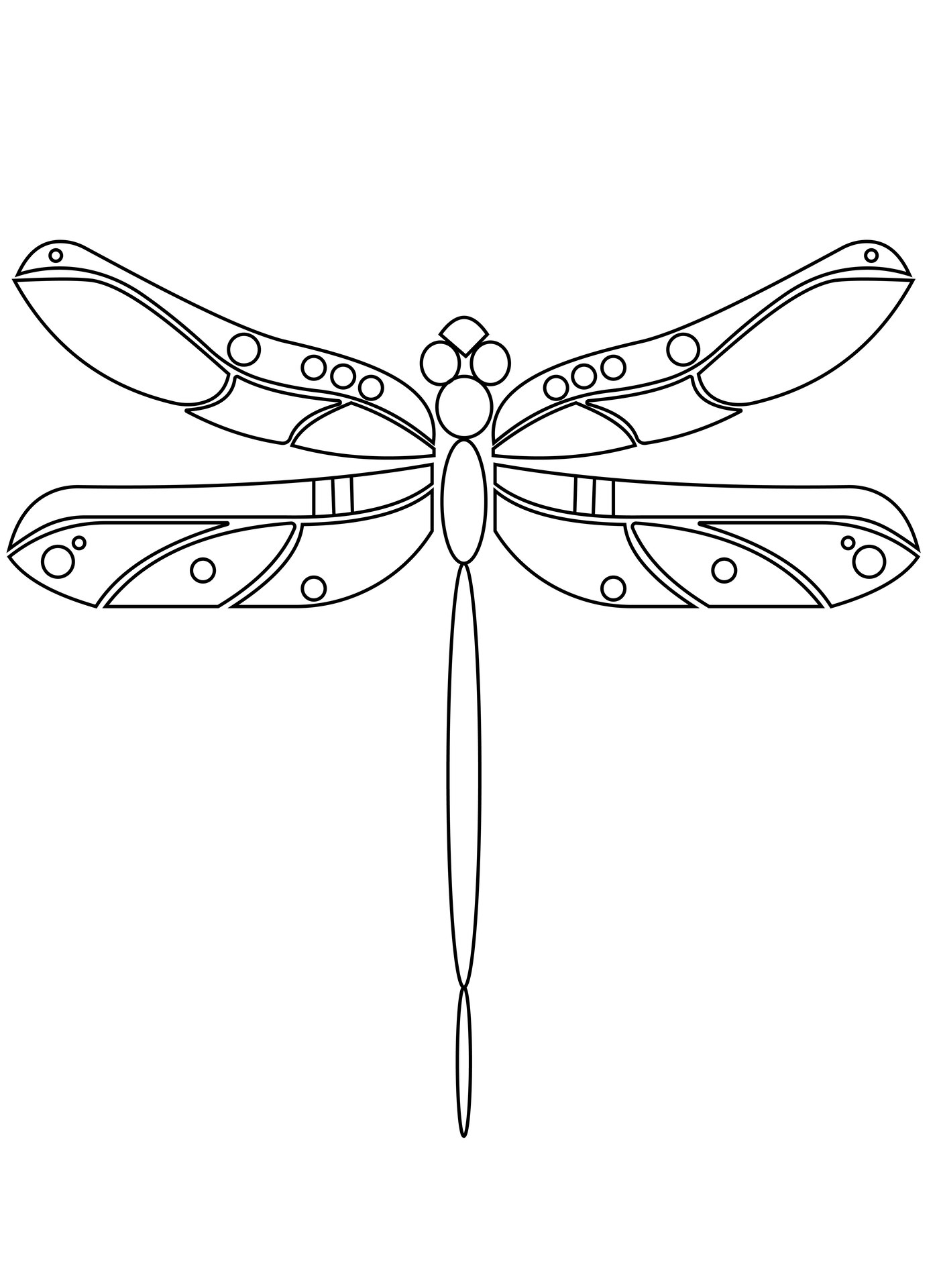 Dragonfly Stencil Printables