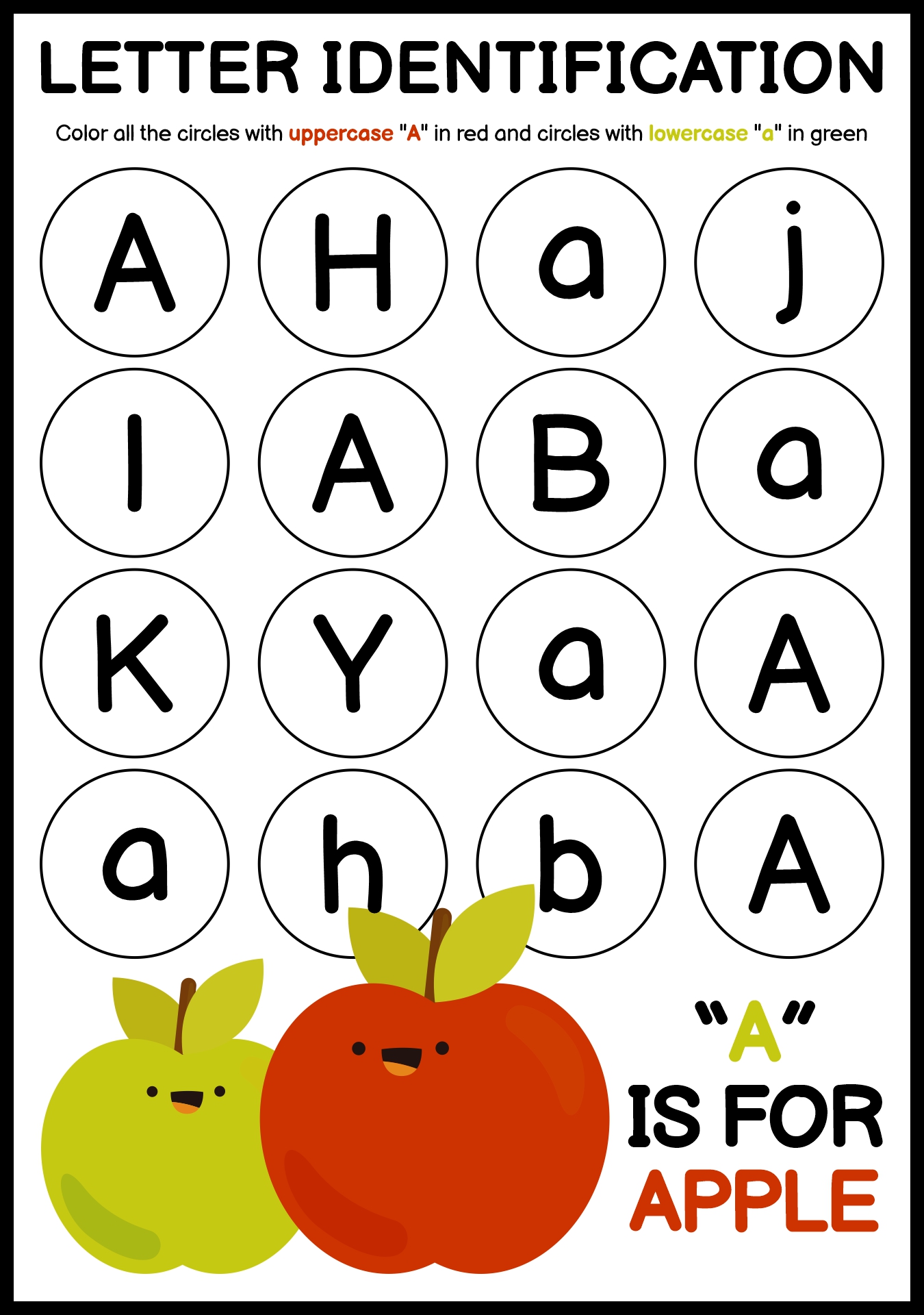 Letter Identification - 13 Free PDF Printables | Printablee