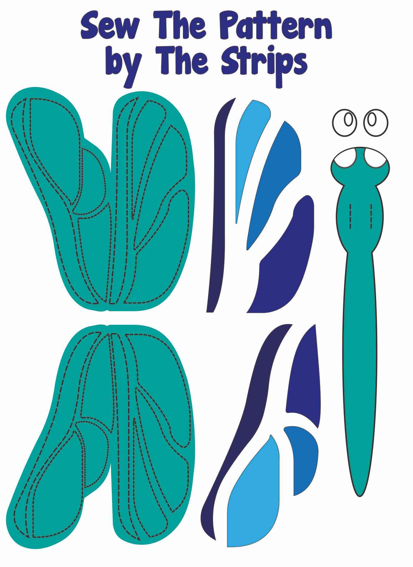 Easy Dragonfly Sewing Patterns