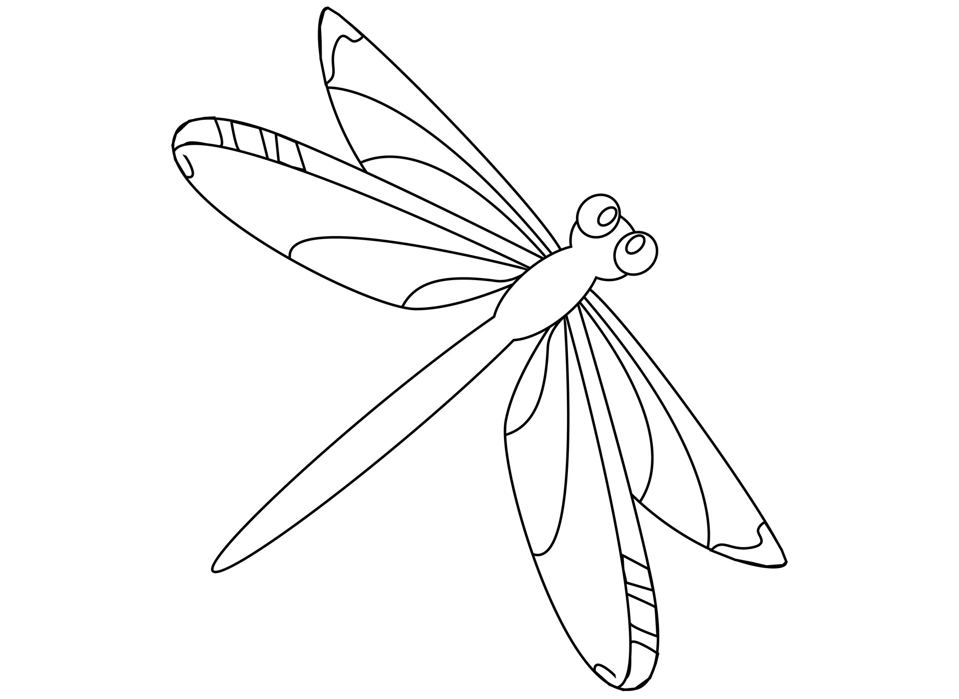 Garden Dragonfly Template Sheets