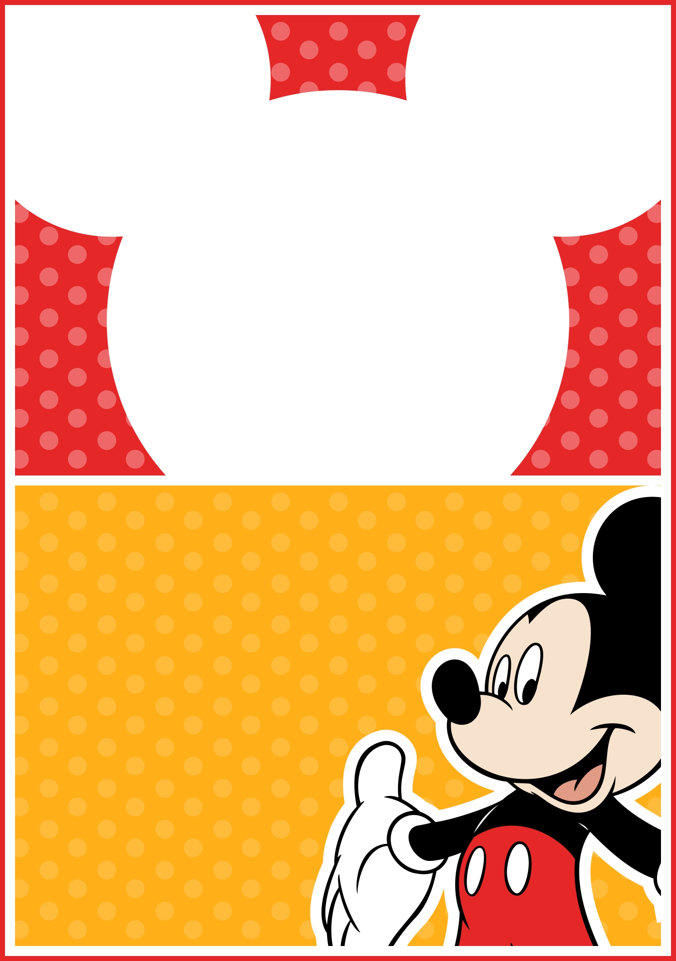 Mickey Mouse Classroom Labels