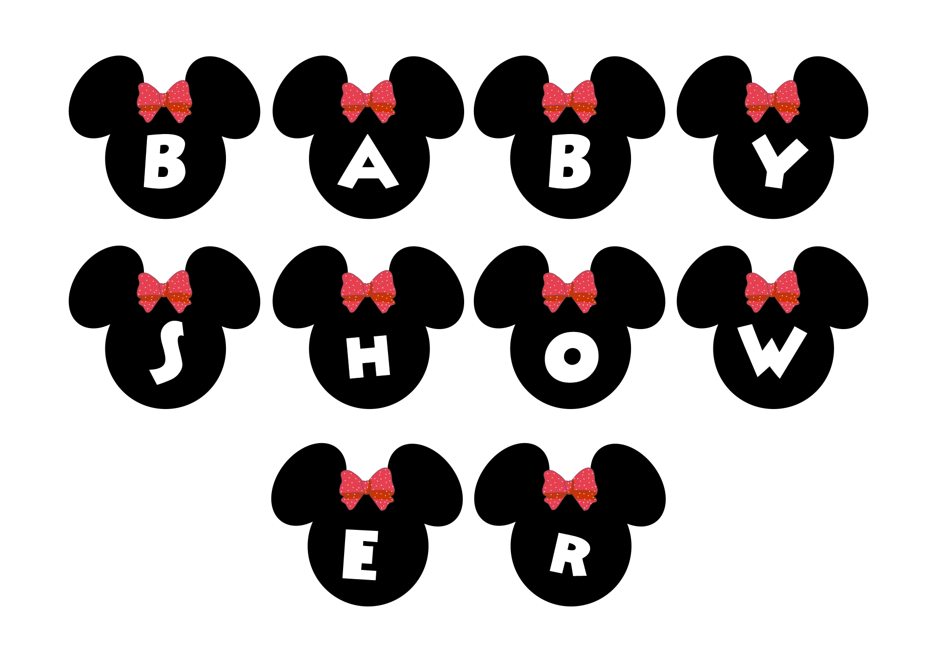 Minnie Mouse Baby Shower Decorations