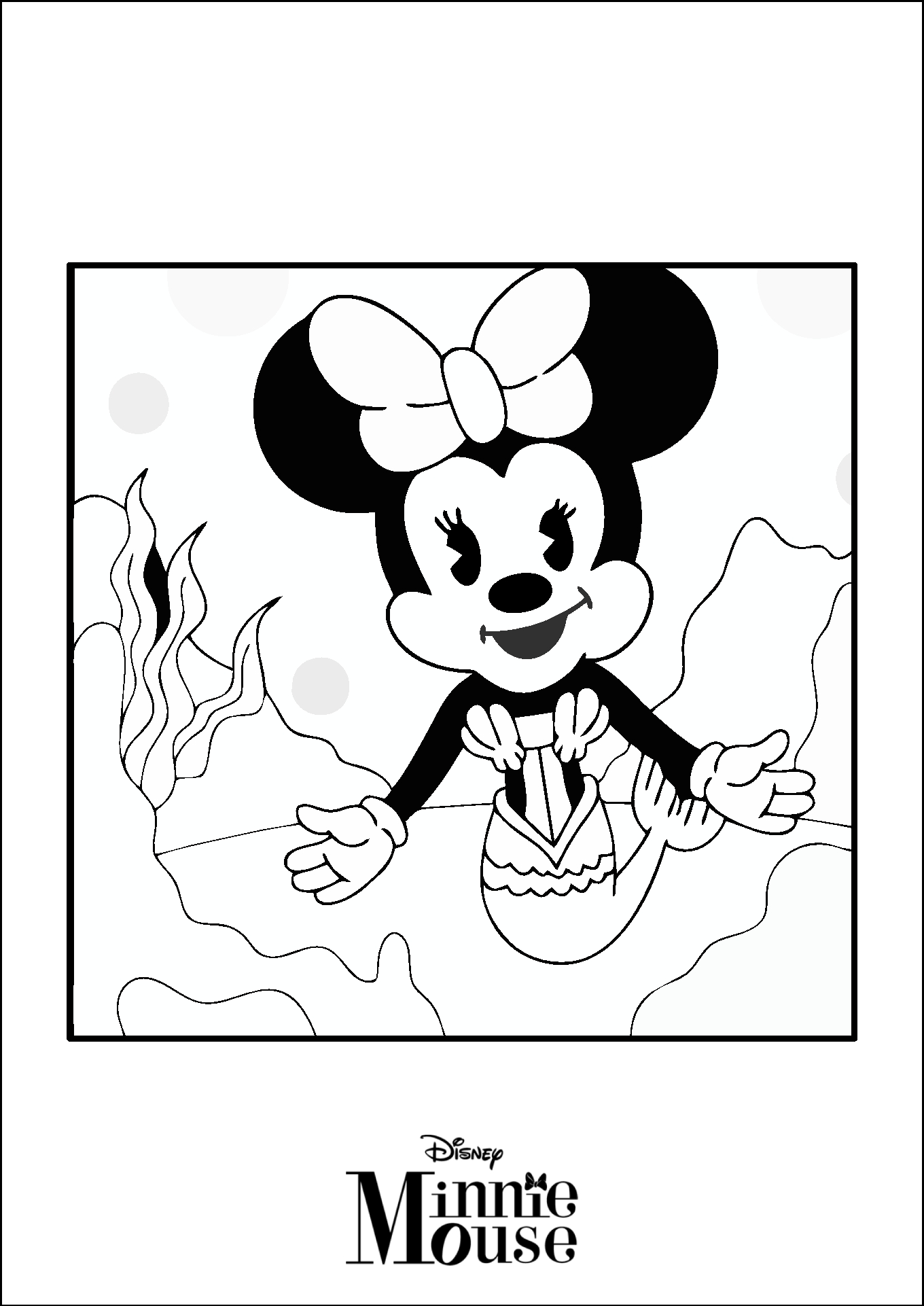 Minnie Mouse Coloring Sheets