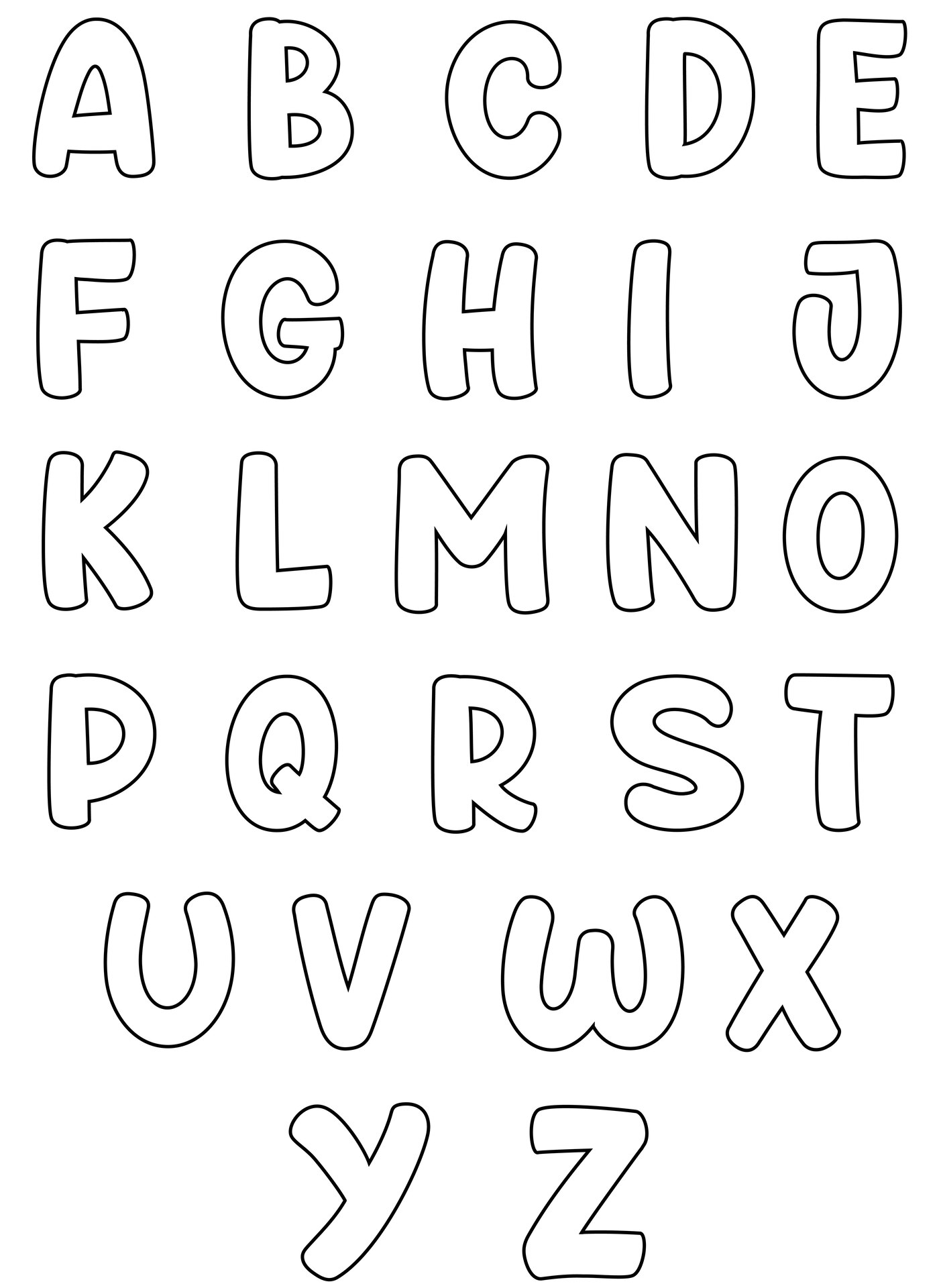 3 Inch Alphabet Letters - 12 Free PDF Printables | Printablee