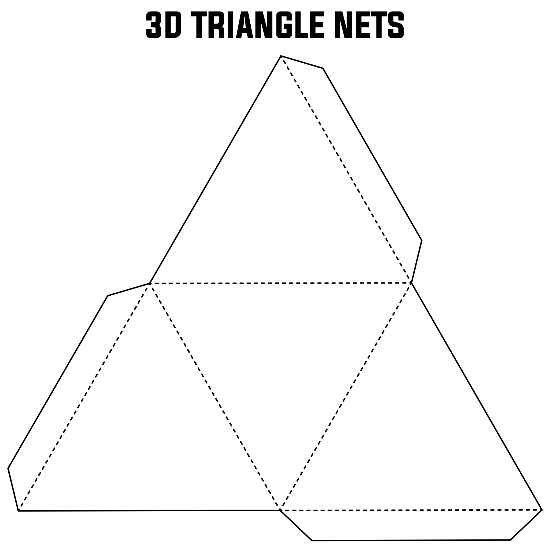 Printable 3D Triangle Nets